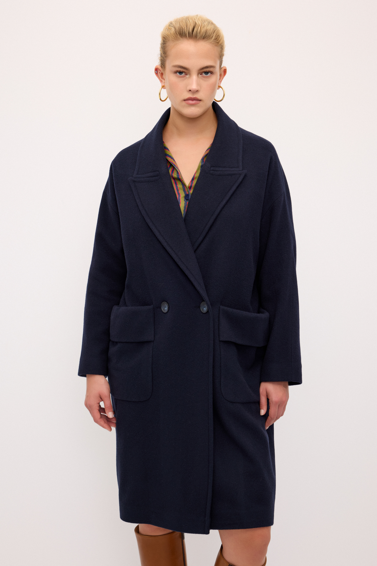 Love My Body  Cep Detaylı Kaban