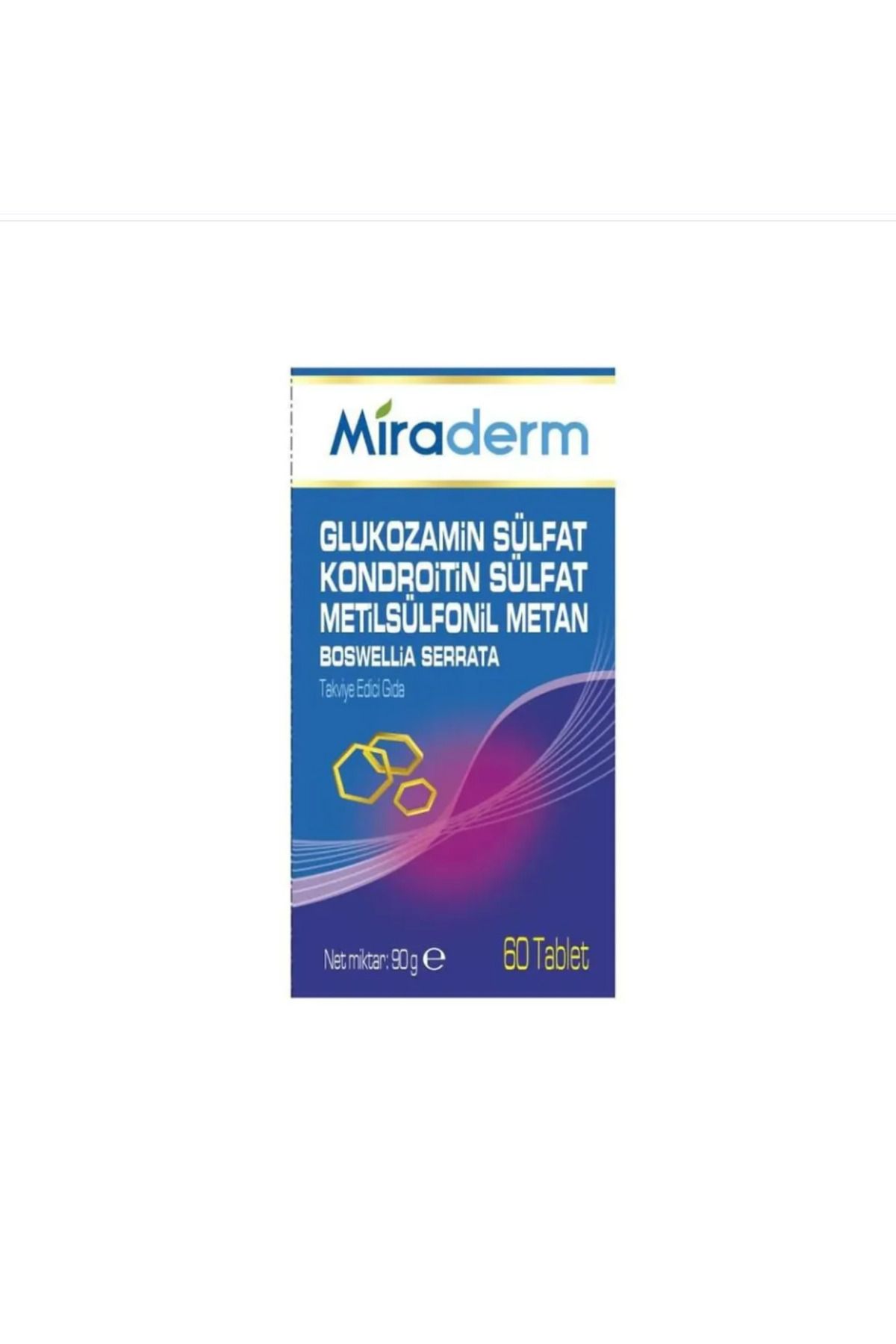 MİRADERM PHARMA Miraderm Glukosamine Kondrotin Msm 60 Tablet