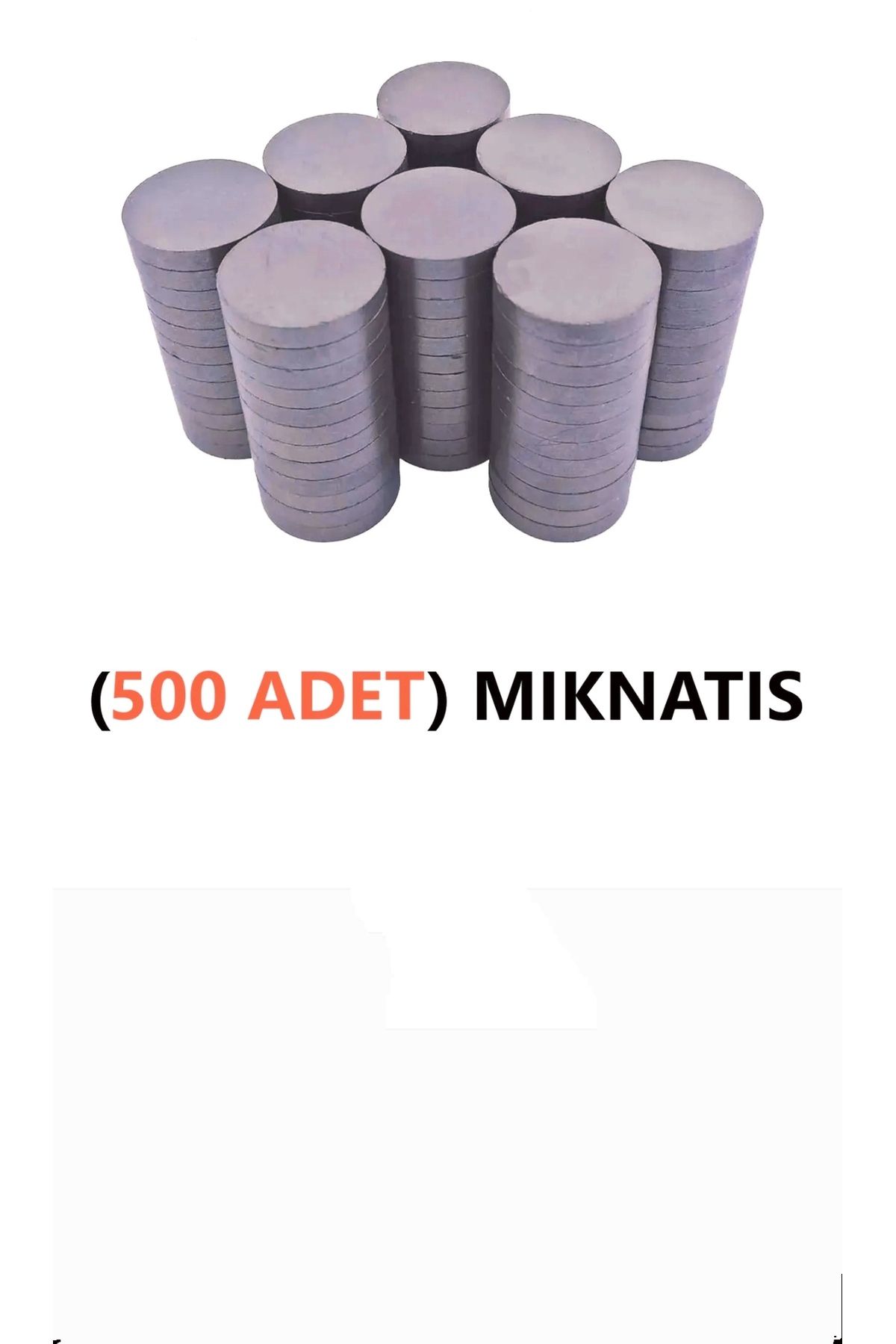 Anoffel Magnet Deliksiz Düz Yuvarlak Mıknatıs 17x3 mm 500 Adet