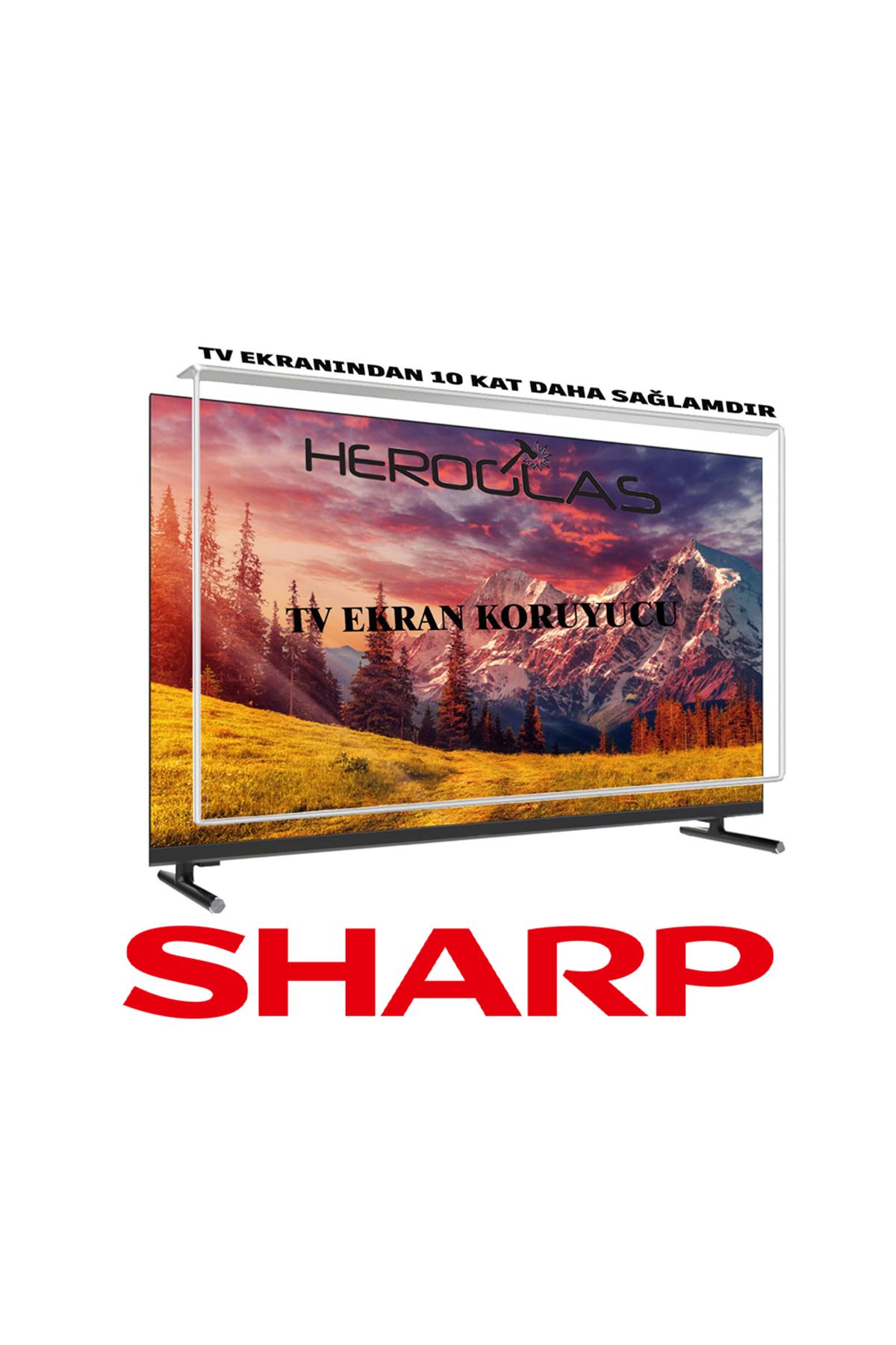 HEROGLAS SHARP           LC-60LE652E 60İNÇ TV EKRAN KORUYUCU