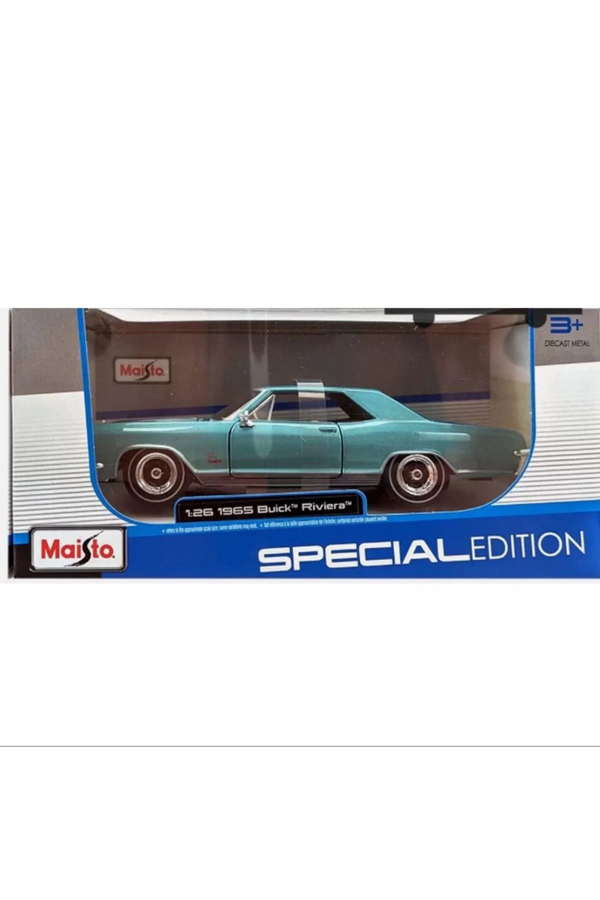 Maisto 1/26 1965 Buick Riviera Metal Model Araba