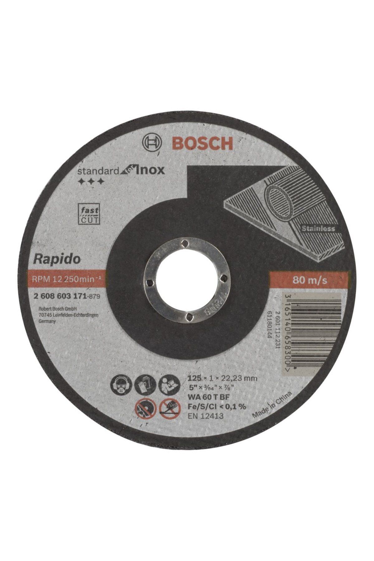 Bosch 125*1,0 mm Standard for Inox Rapido