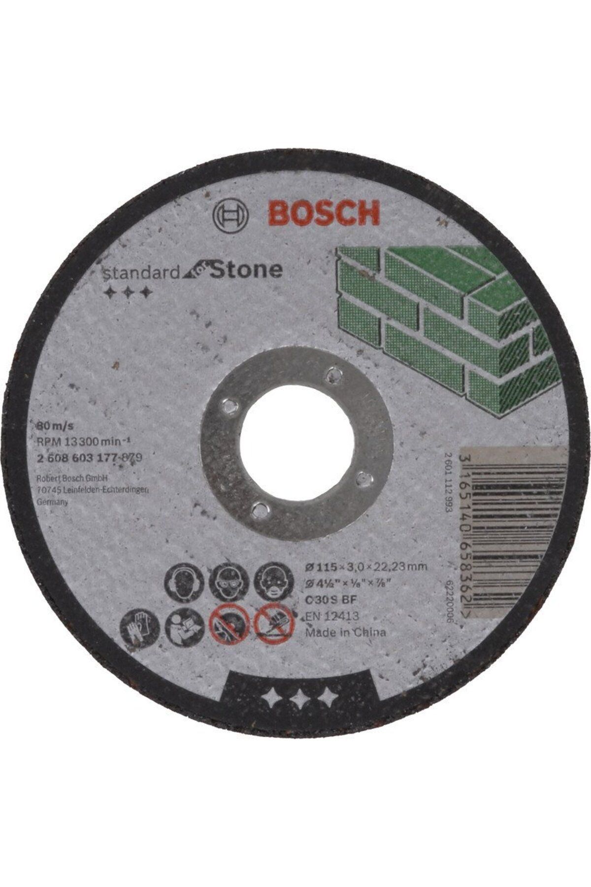 Bosch Standart Kesme Diski 115x3mm Taş