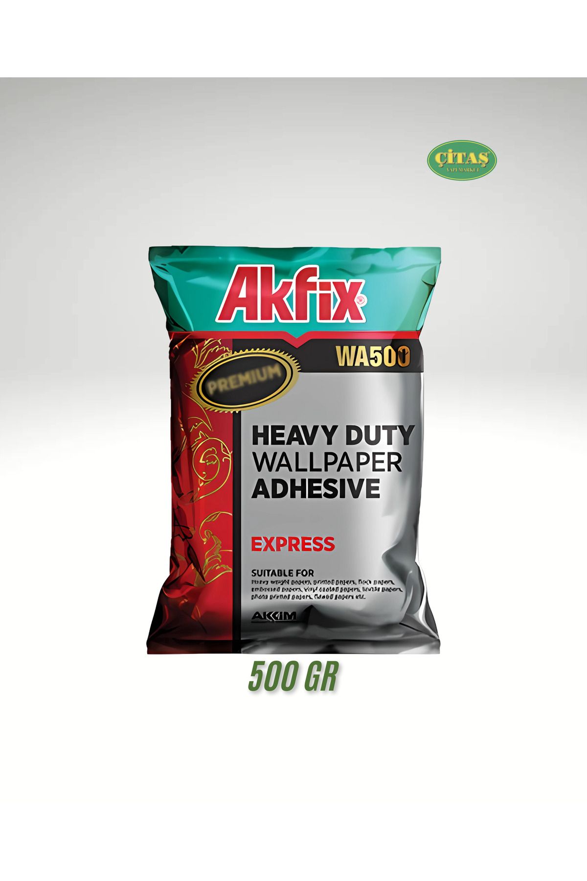 Akfix AKFİX DUVAR KAĞIDI TUTKALI 500 GR