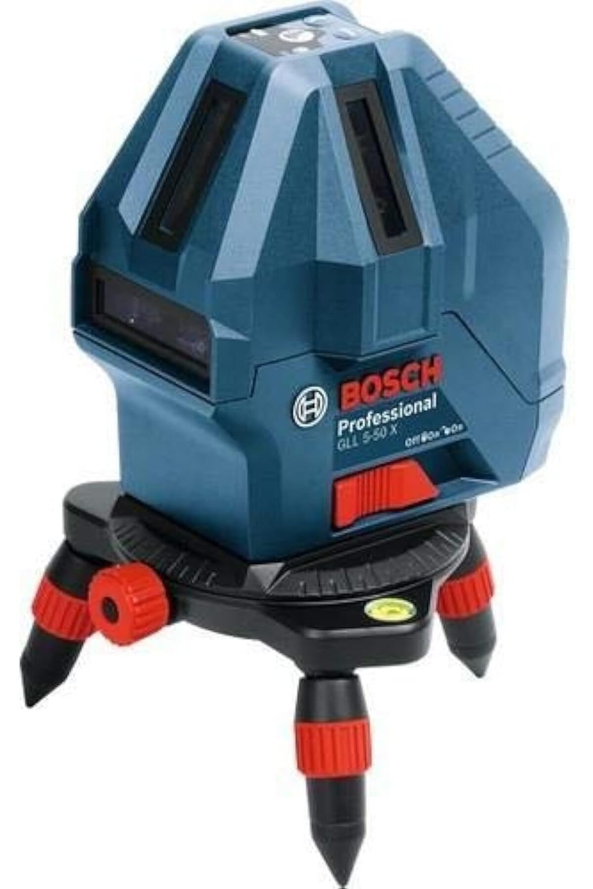 Yıldızan Professional GLL 5-50 X Çizgi (15m Çalışma Alanı [Alıcı ile 50m], Dikey ve Yatay Çizgi Yansıtma, 4 x