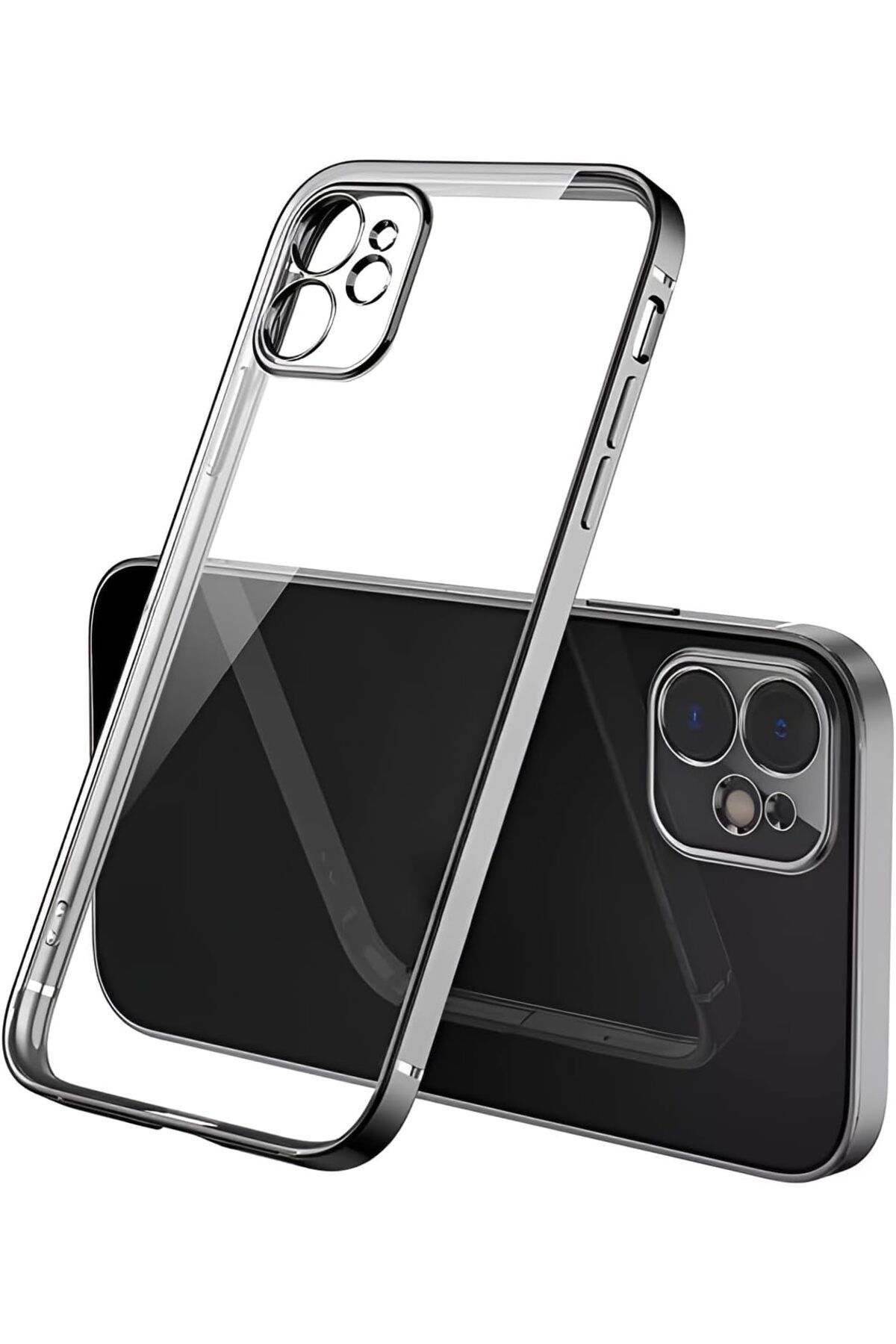 STOREMAX daiviolastore İphone 13 Pro ile Uyumlu Lens Korumalı Arkası Mat Şeffaf Görünüm Telefona Tam O