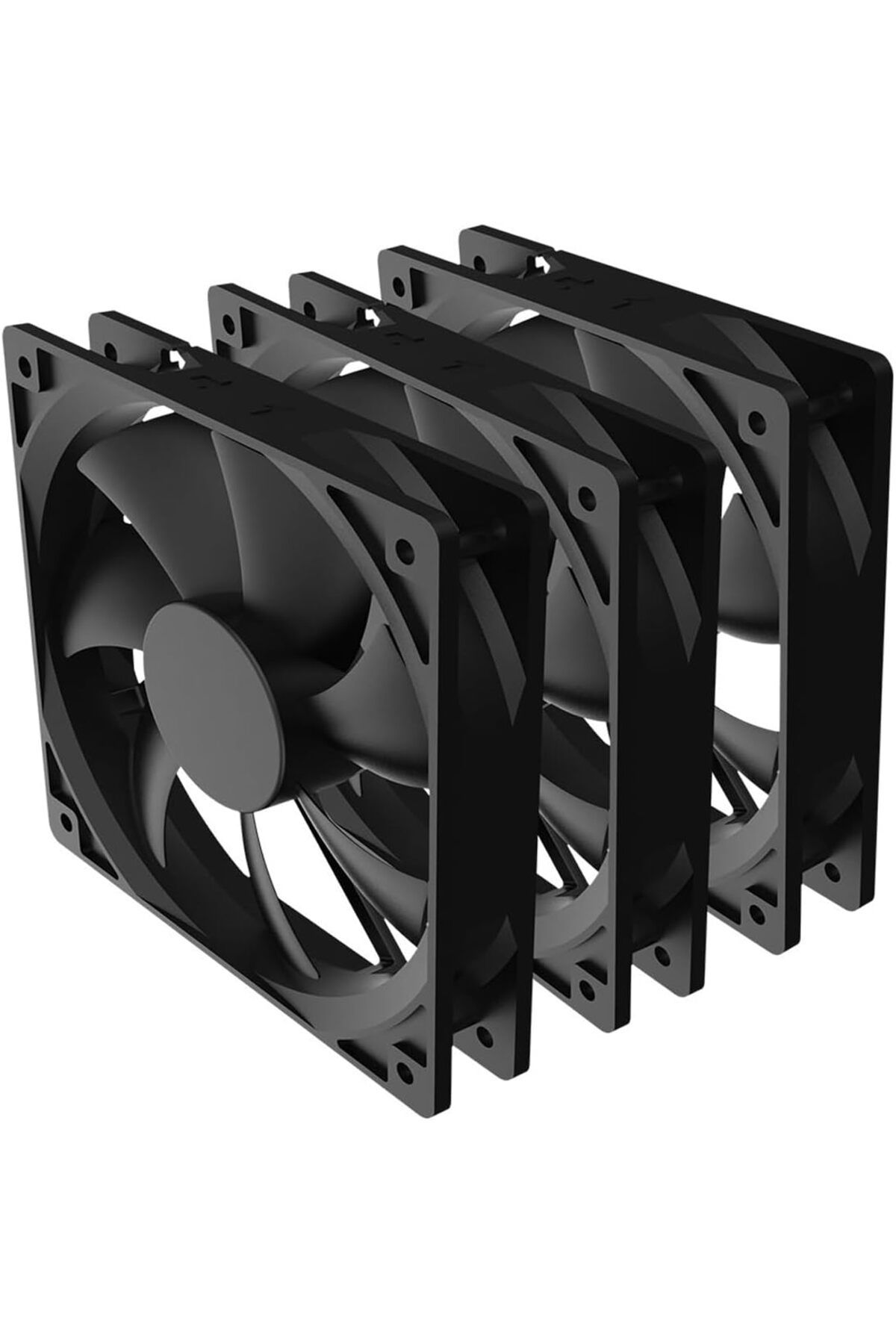 STOREMAX shpwave 12cm Smart Black 55CFM PWM 3'lü Fan Seti (AK-FN120-BKT03) HTCshp 1005813