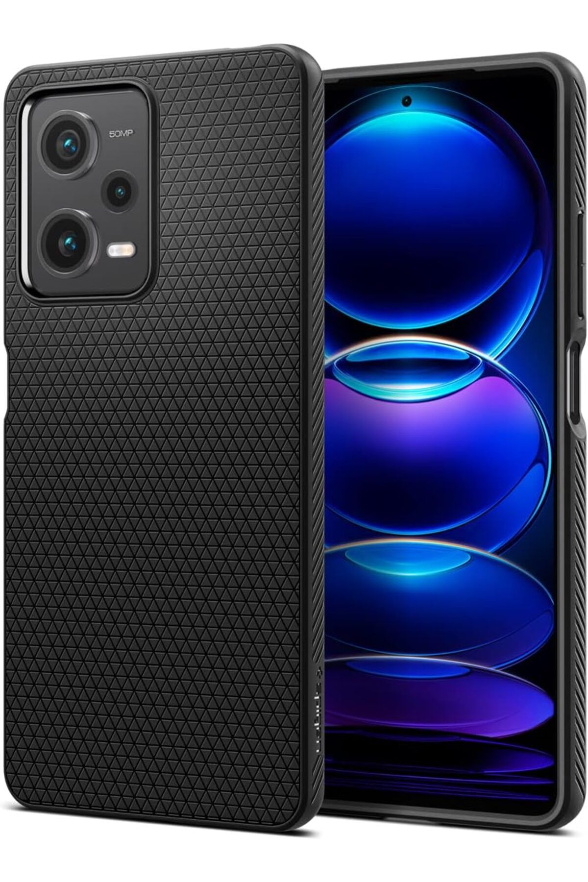 MCreative crashop Poco X5 Pro 5G / Redmi Note 12 Pro 5G Kılıf Liquid Air Matte Black - ACS05788  1073147