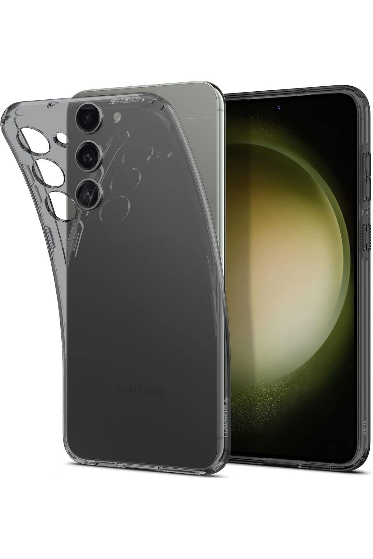 yenibagshop Galaxy S23 Plus Uyumlu  Kılıf Liquid Crystal 4 Tarafı Tam Koruma Space Crystal - ACS05663