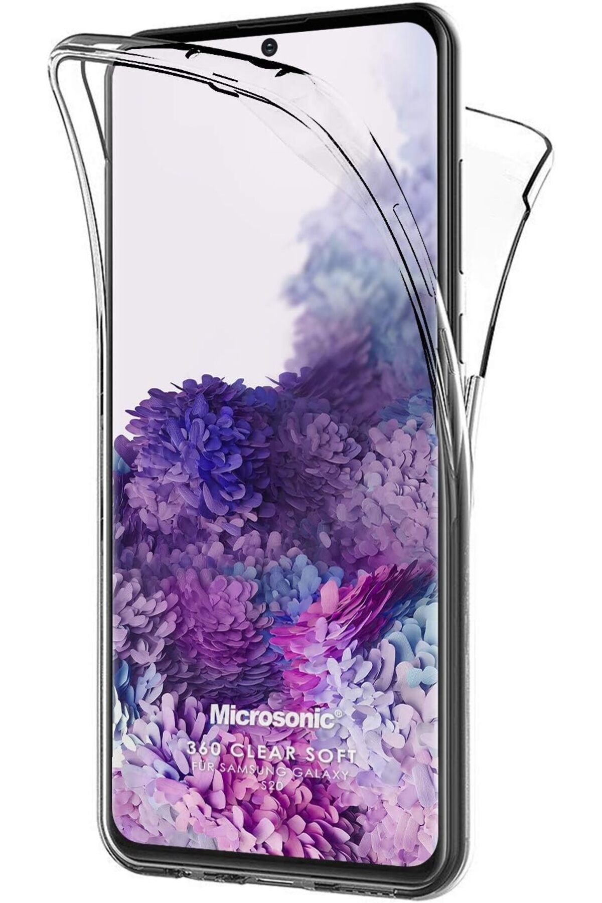 STOREMAX srhtDS Galaxy S20 için Kılıf 6 tarafı tam full koruma 360 Clear Soft Şeffaf [Galaxy S20 ile Uyu