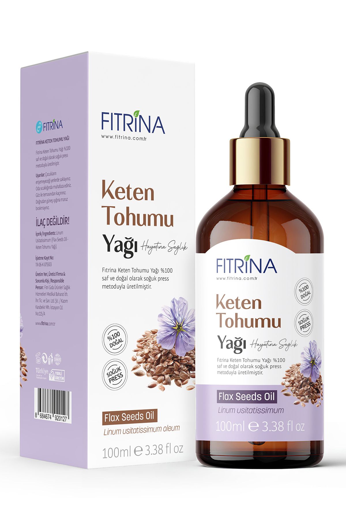 FITRİNA KETEN TOHUMU YAĞI 100 ML