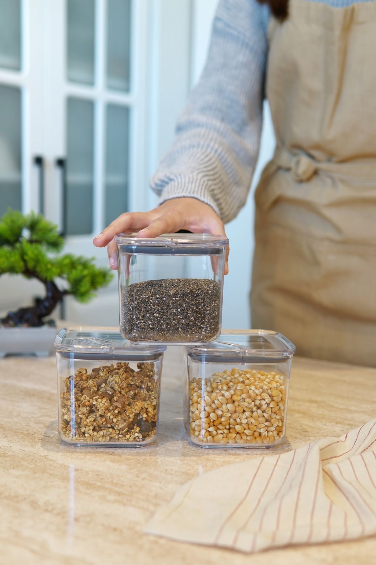 EVLE-Practical Storage Container 3 X 700 ml 1