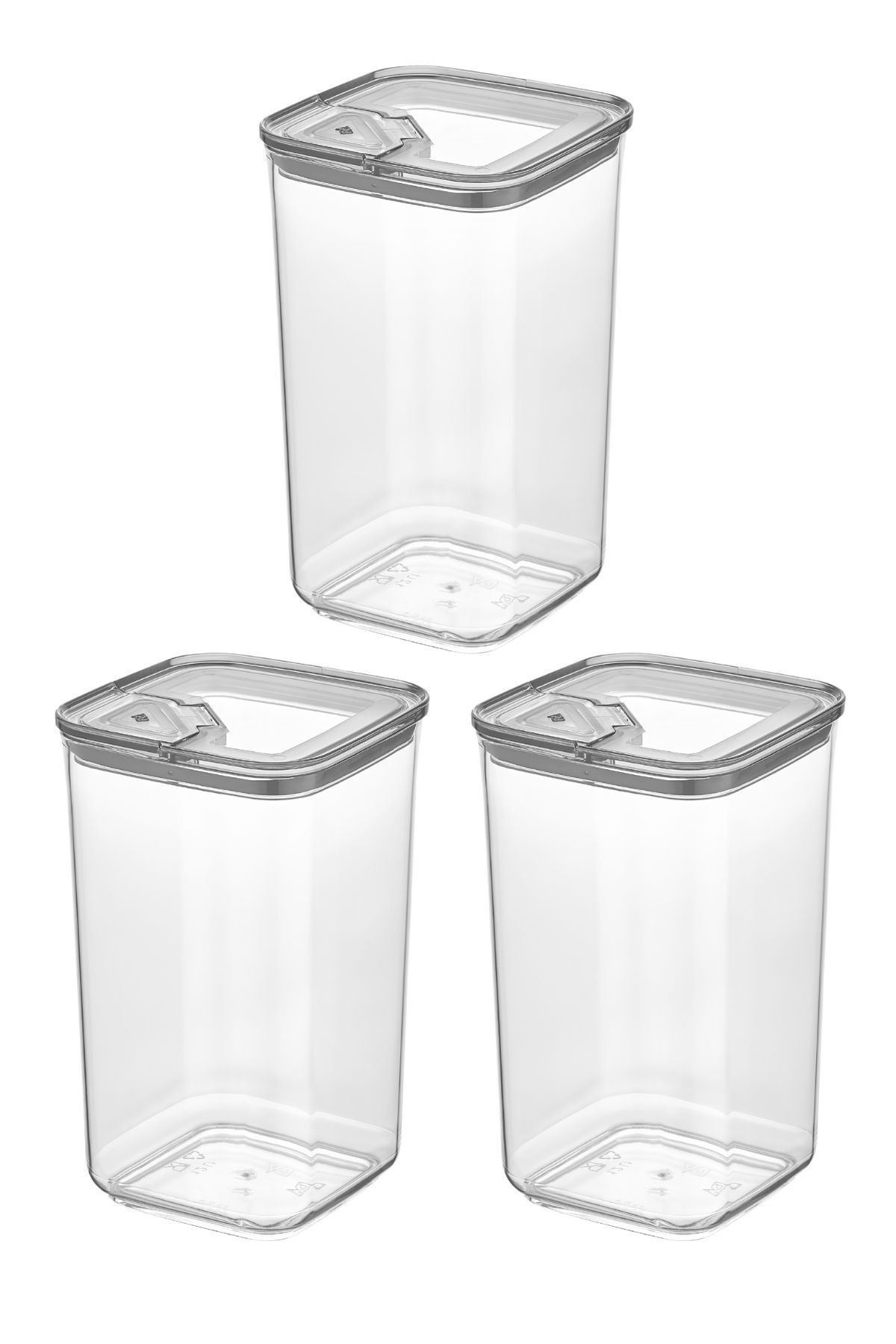 EVLE-Practical Lid Storage Container 3 X 1.2 L 7