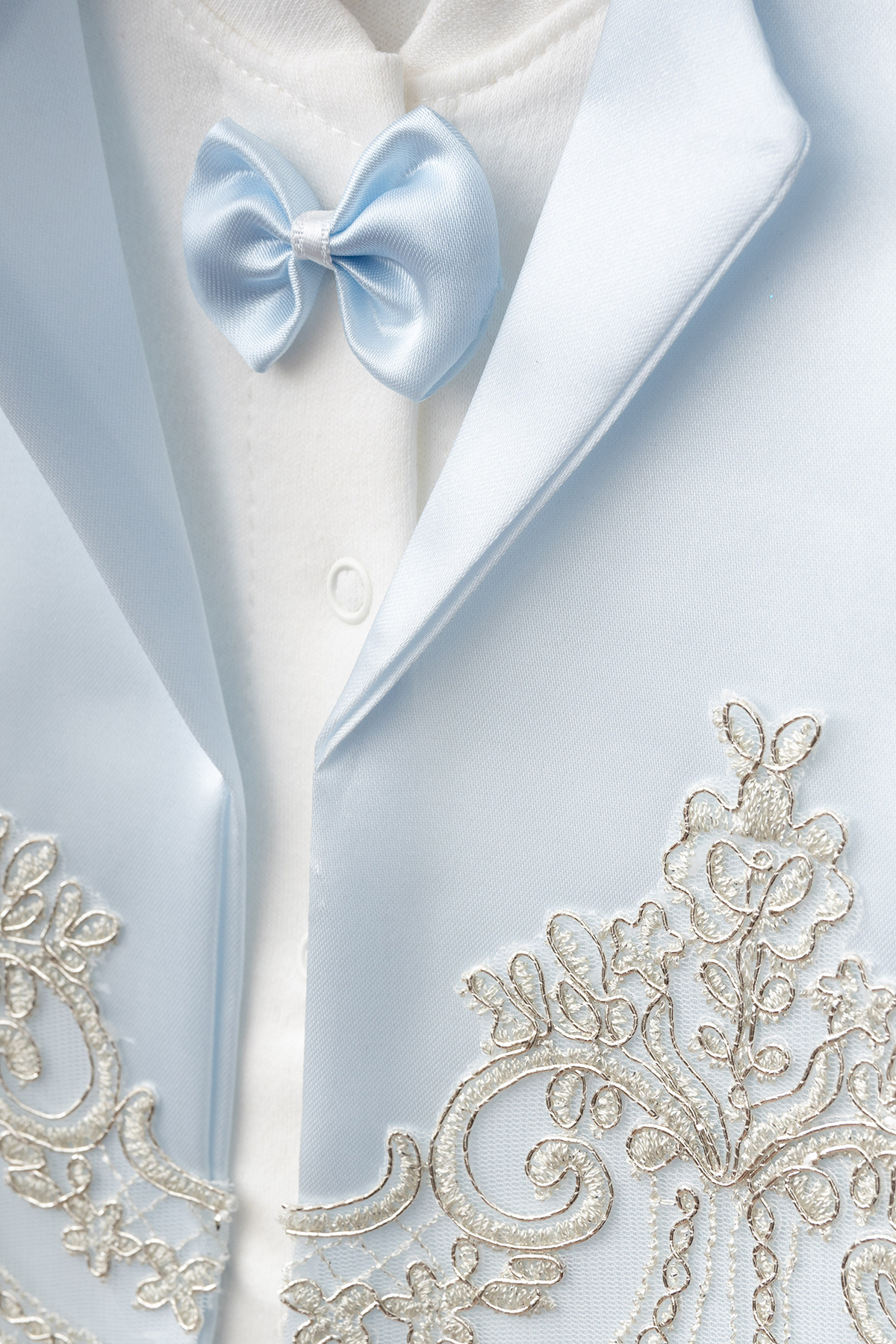 biyan collection Erkek Bebek 6 Parça Lüks Mevlüt Takımı Sünnetlik Mevlütlük Kıyafet Bebek Hediyelik fotoğrafı 2 (önizleme)