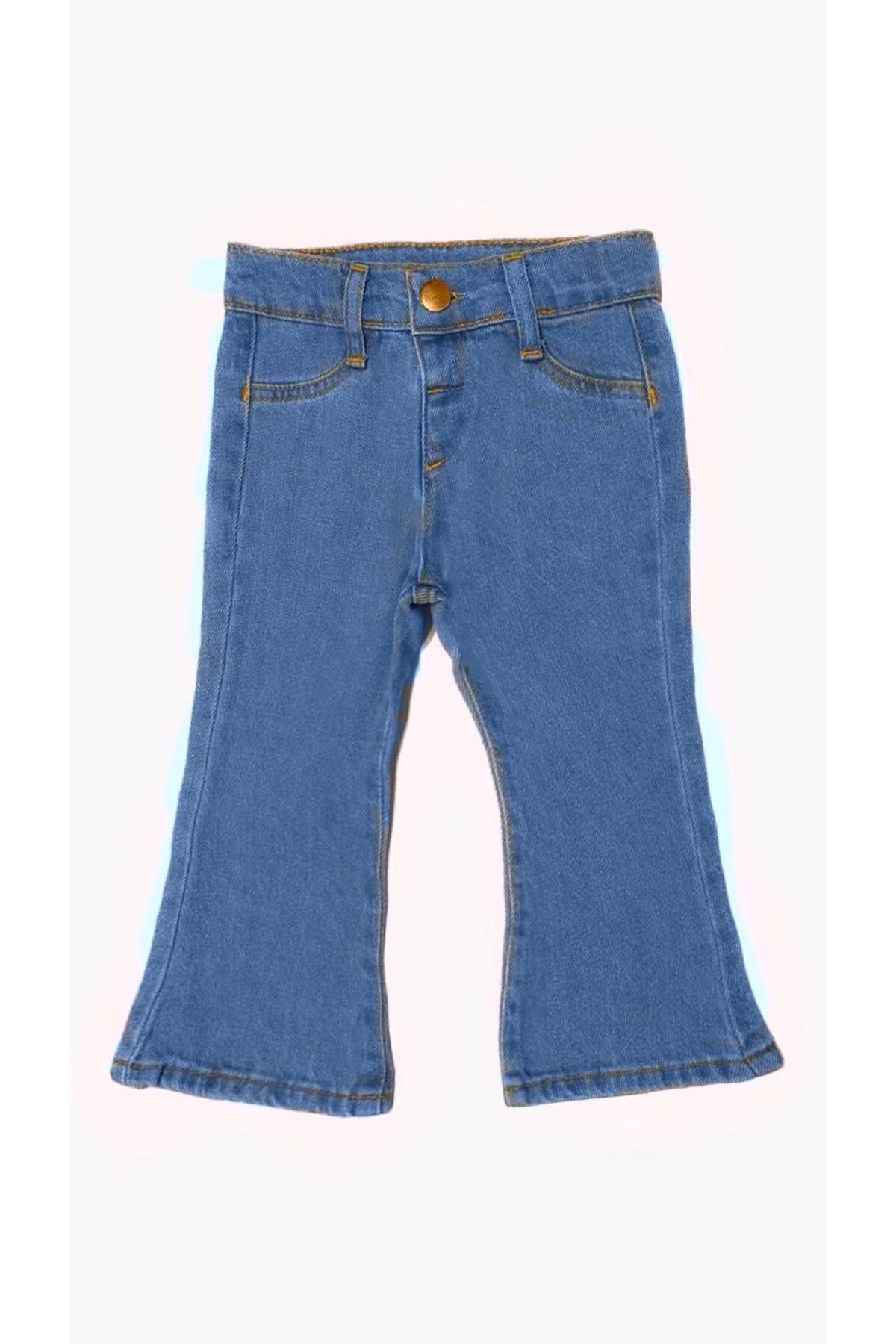 minny max İspanyol Paça Denim Çocuk Kot Pantolon fotoğrafı 2 (önizleme)