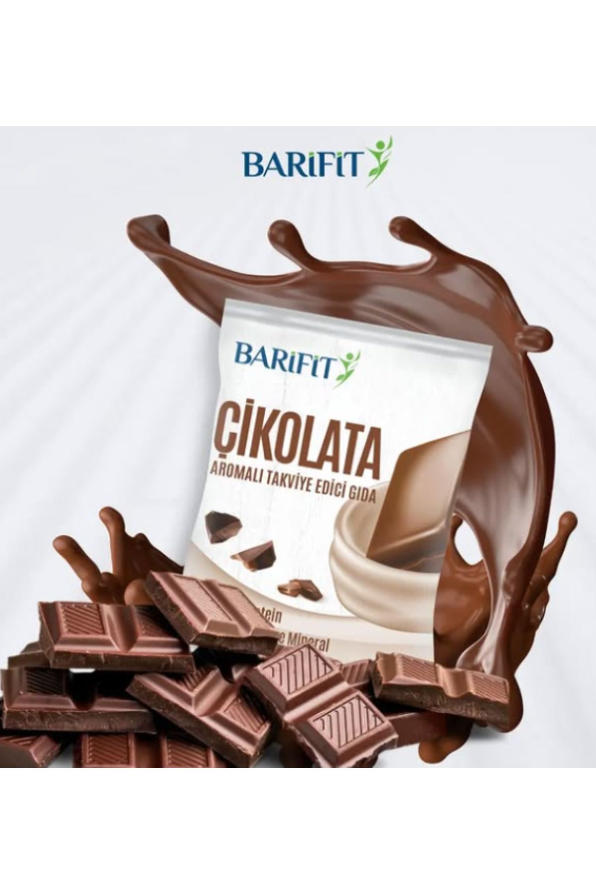 Barifit BARİFİT ÇİKOLATA AROMALI PROTEİN TOZU 30 SAŞE (SHAKER HEDİYE)