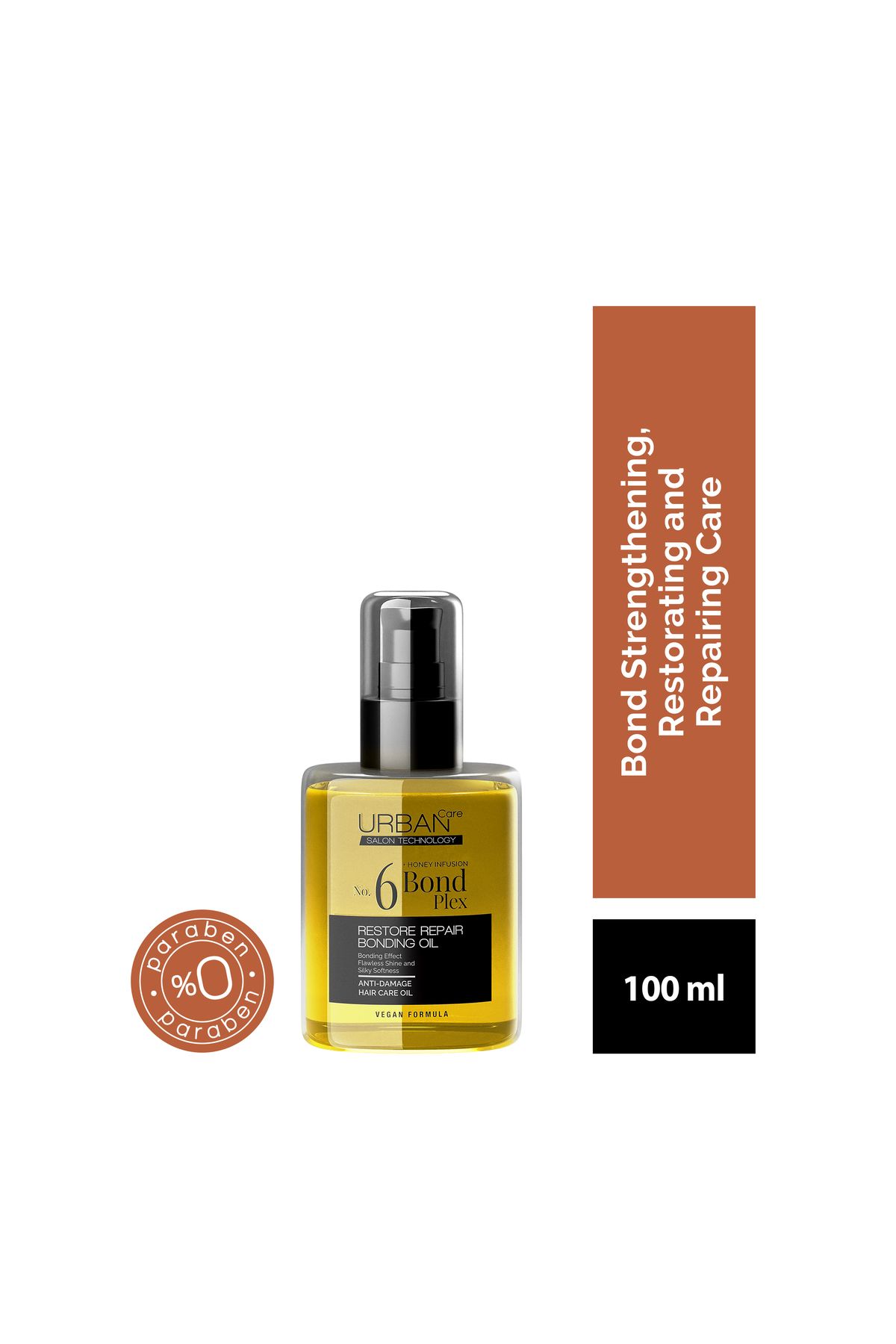 Urban Care No.6 Bond Plex Restore Repair Yıpranma Karşıtı Serum Saç Bakım Yağı 100 ml-veganbonding Oil