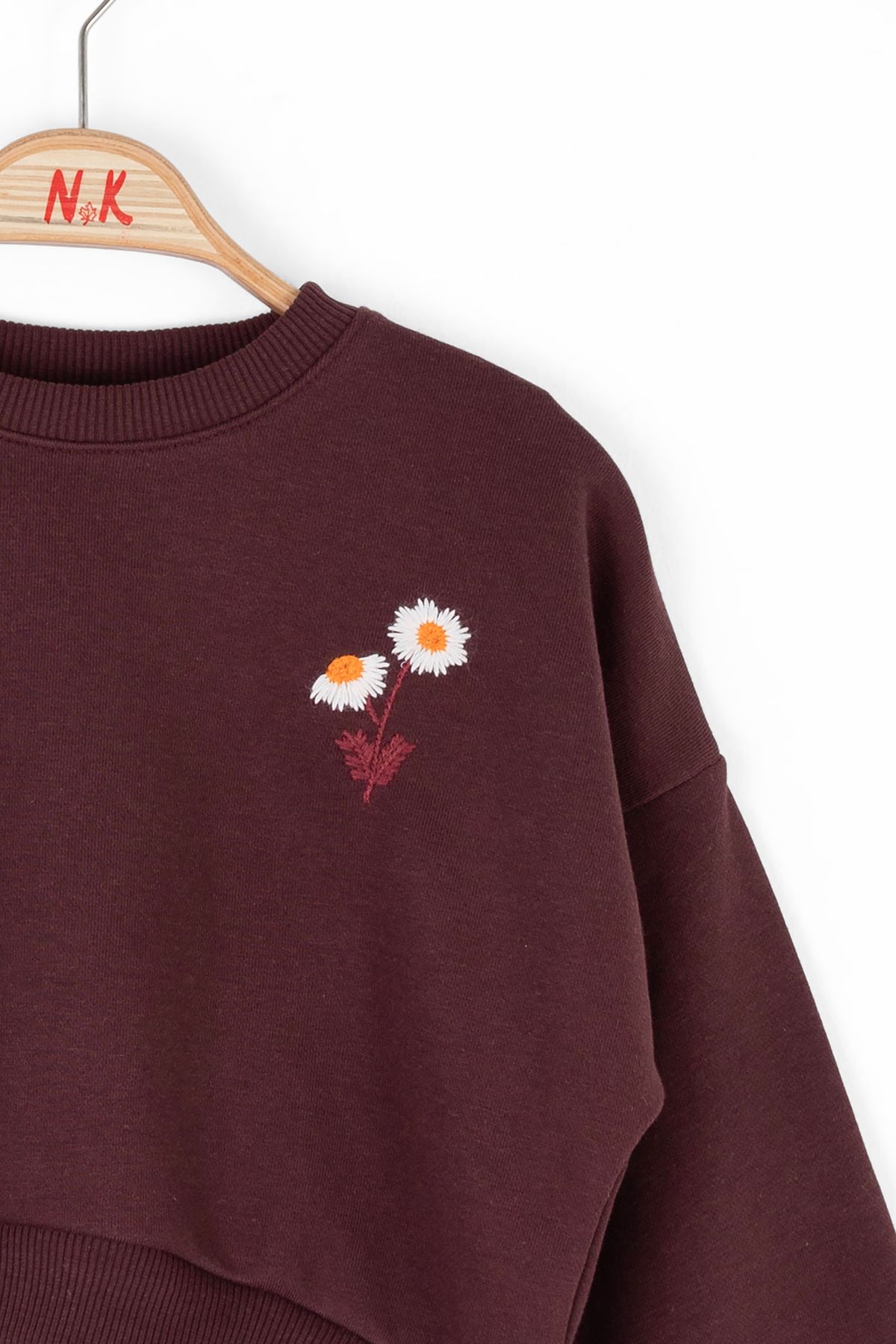 nk kids-37505 Girl's Bordo Akasya Sweat 3