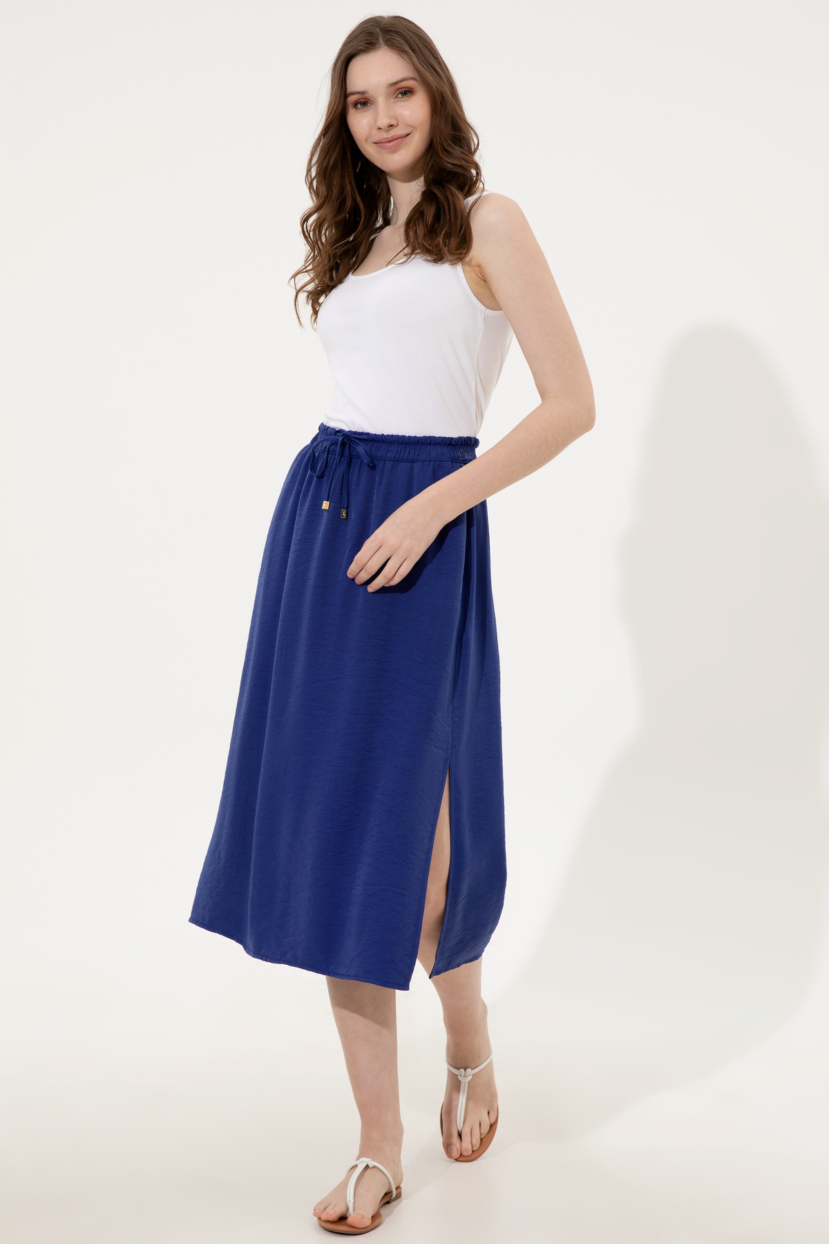 U.S. Polo Assn.-Women's Blue Woven Skirt 50249296 -Vr212 6