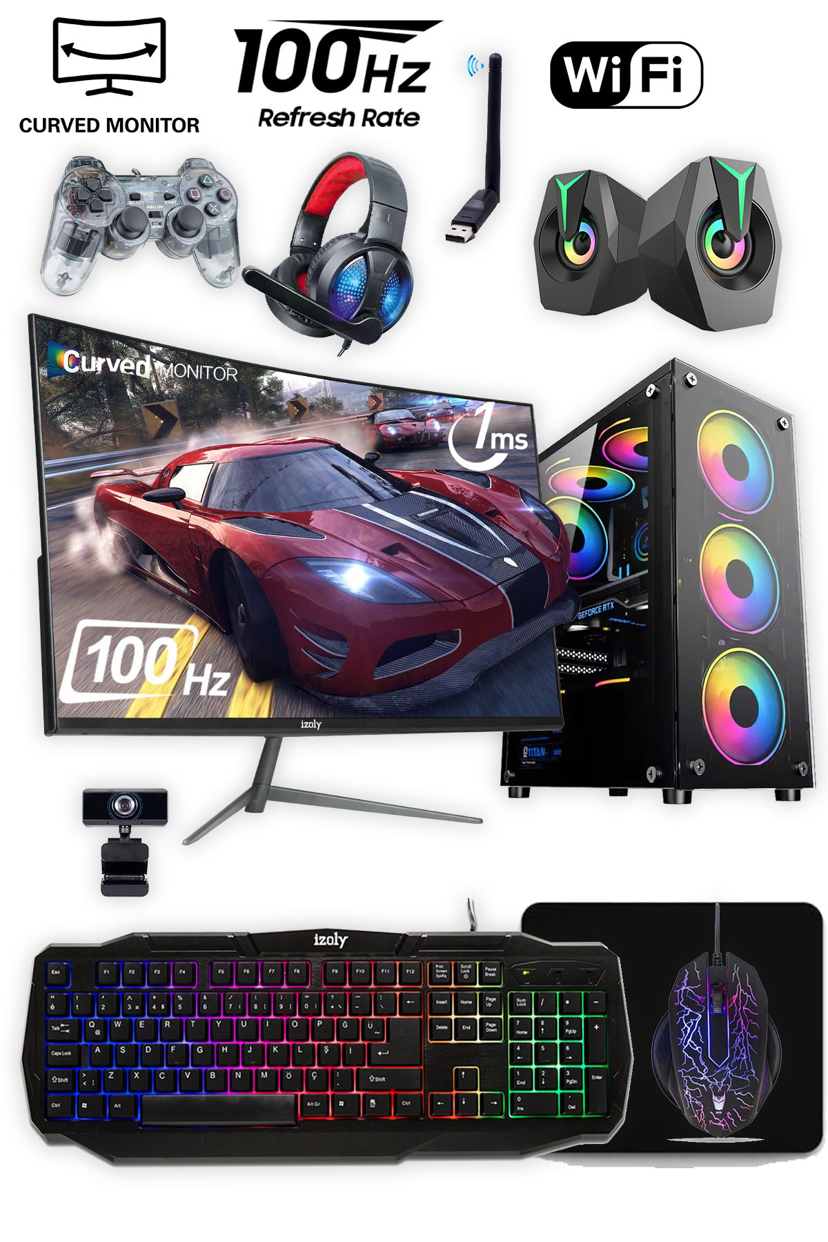 IZOLY K303 I7-860 16gb 256gb Ssd Gt 740 4gb 24