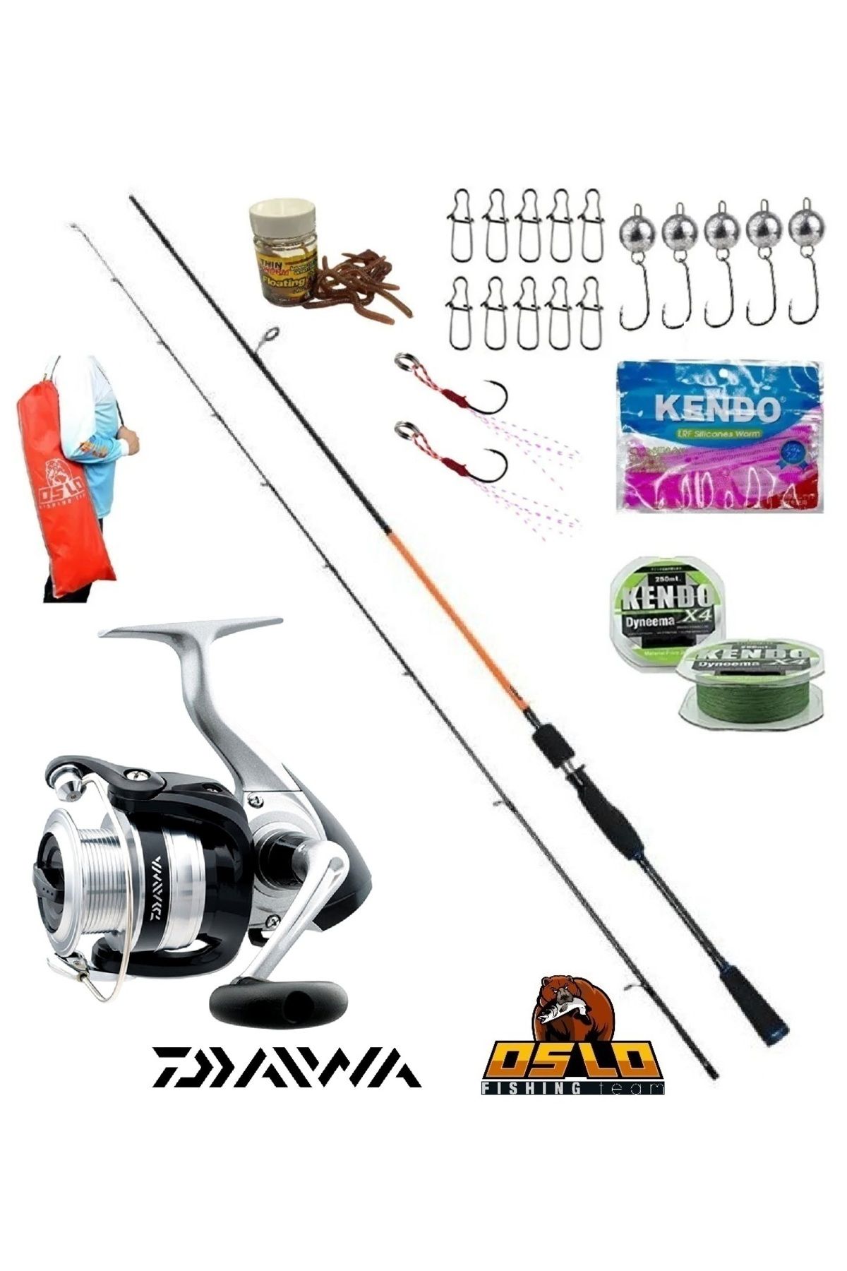 Oslo Action Game 210cm 1-8gr Daiwa Strikeforce 1000B Lrf Olta Takımı Seti