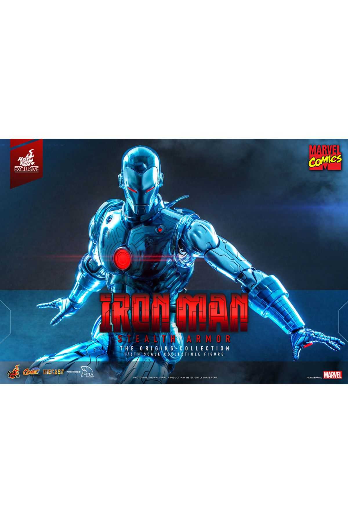 Hot Toys Iron Man (Stealth Armor) Exclusive Diecast Sixth Scale Figure