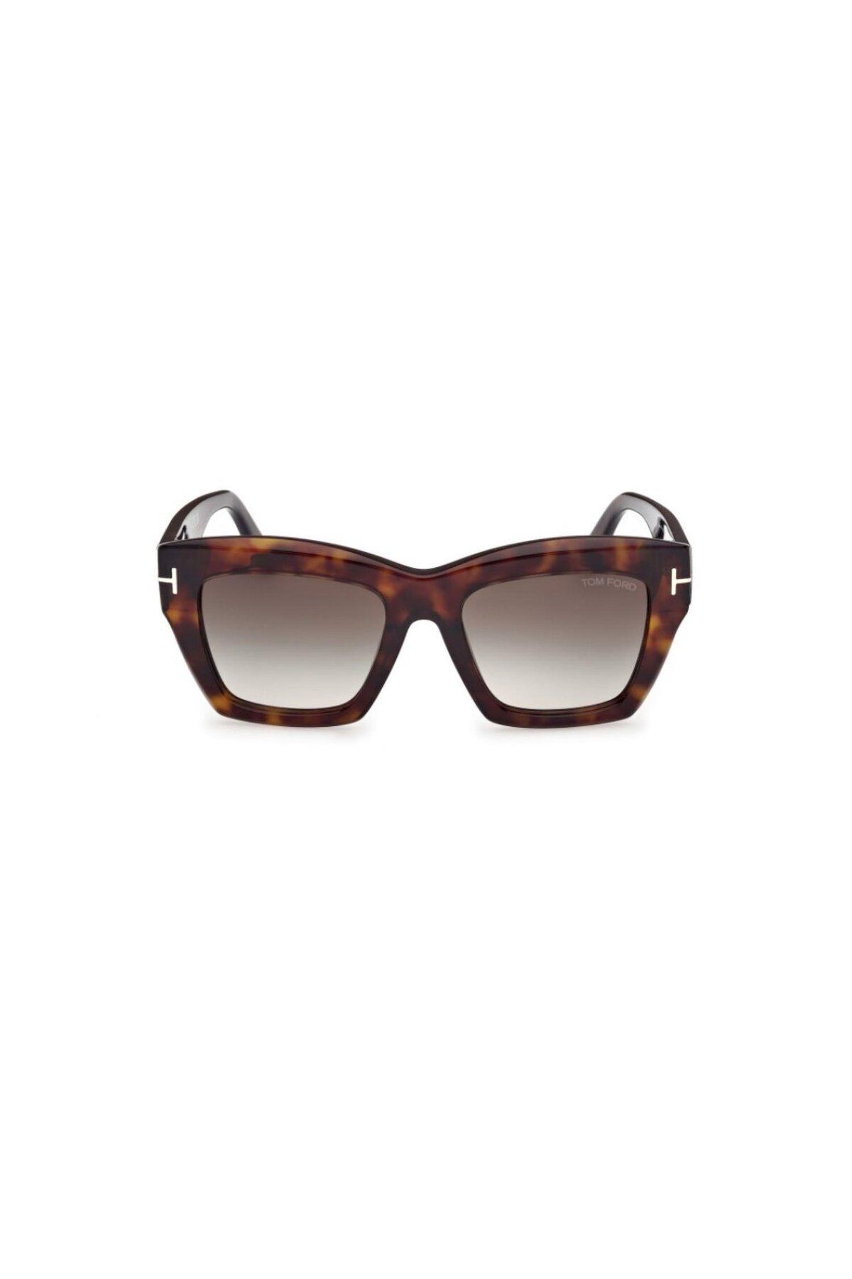 عینک آفتابی استخوانی قهوه ای چهارگوش زنانه Tf 1191s 52b 52 Tom Ford