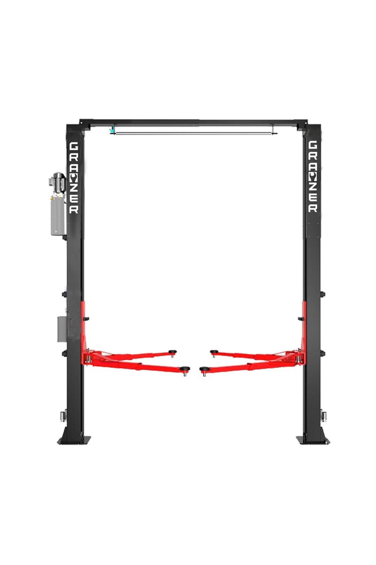 GRAYZER 4 Ton Tam Otomatik Hidrolik Lift Üstten Bağlantılı İki Sütunlu
