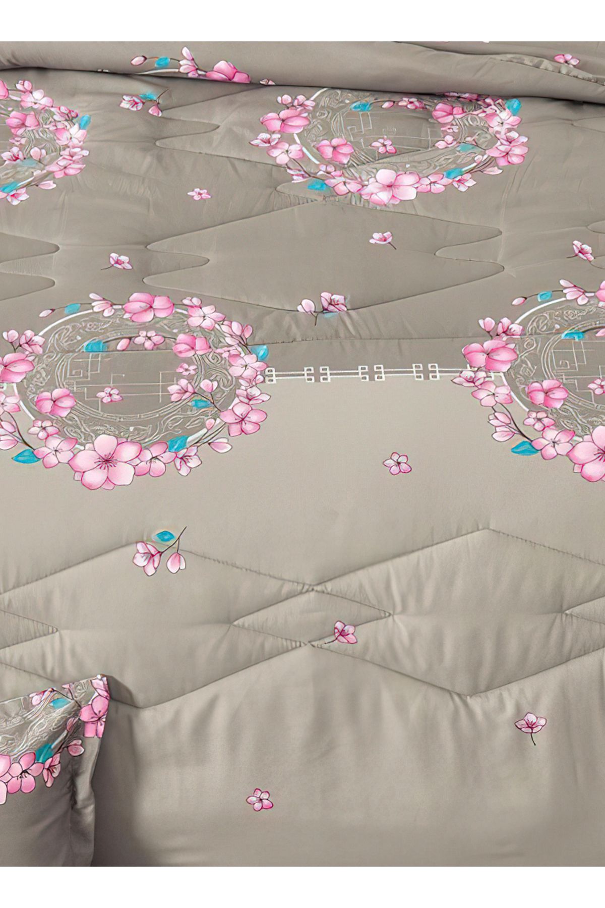 Generic-Comforter Set 4 Piece Single Size Elegant Bedspread Lightweight Comforter Suitable for All Seasons 5