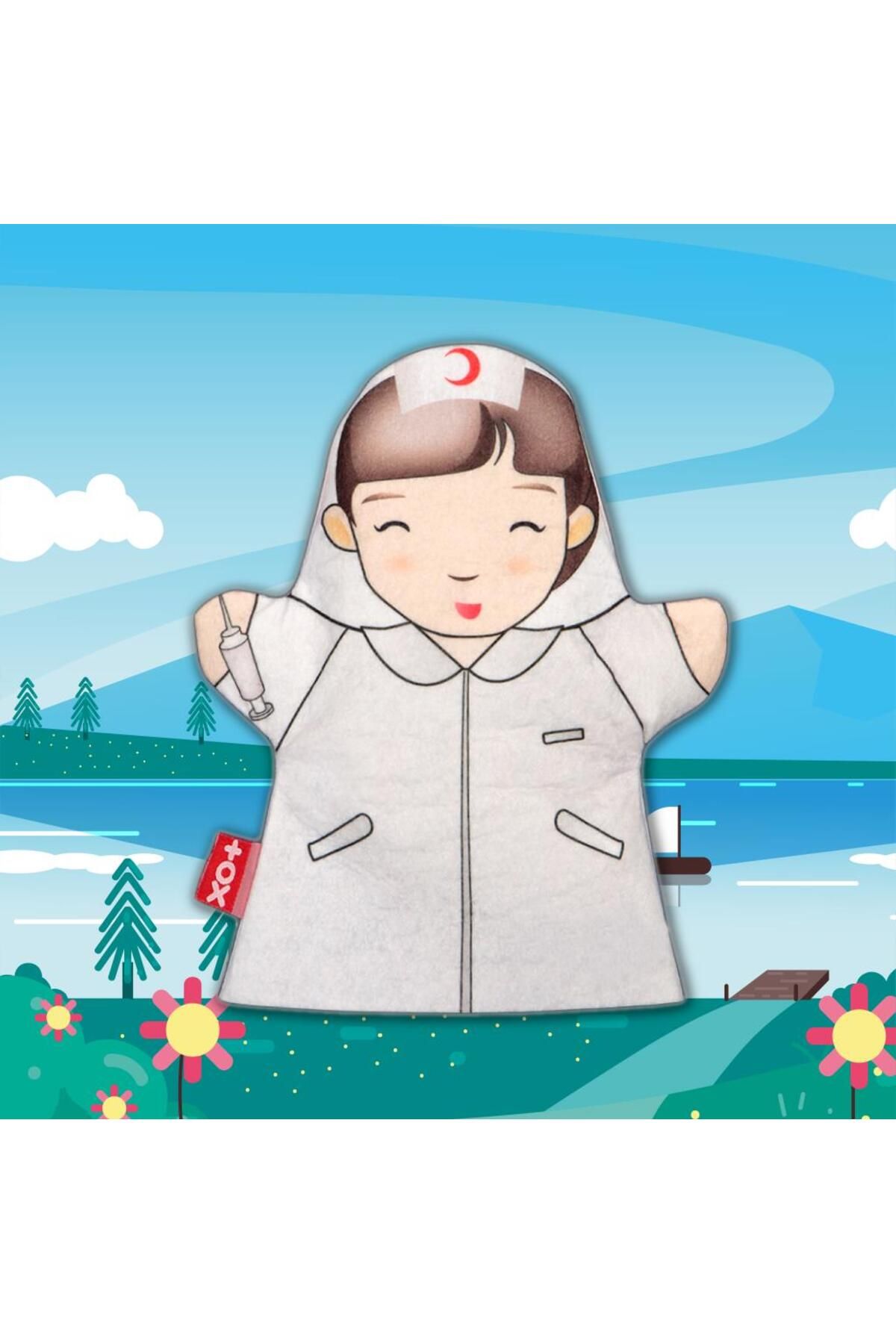 Tox-Nurse Professions Felt Hand Puppet Byr [Tcrtbyr] 5