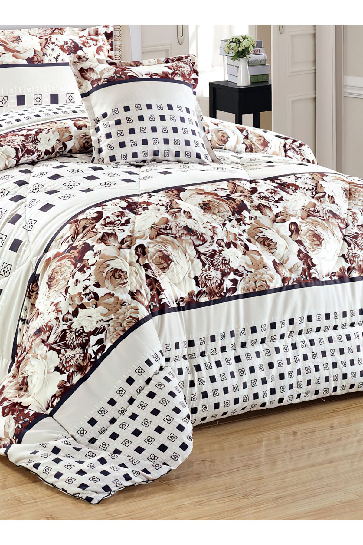 Generic-Comforter Set King Size 6 Pieces Comforter Set Twin Unisex Bedding Set 4