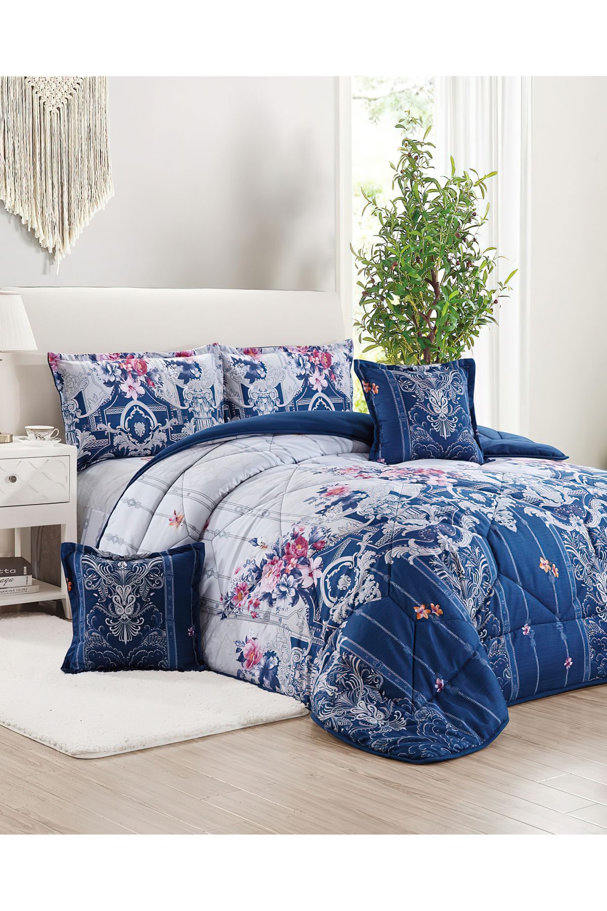 Generic-Comforter Set King Size 6 Pieces Comforter Set Twin Unisex Bedding Set 5