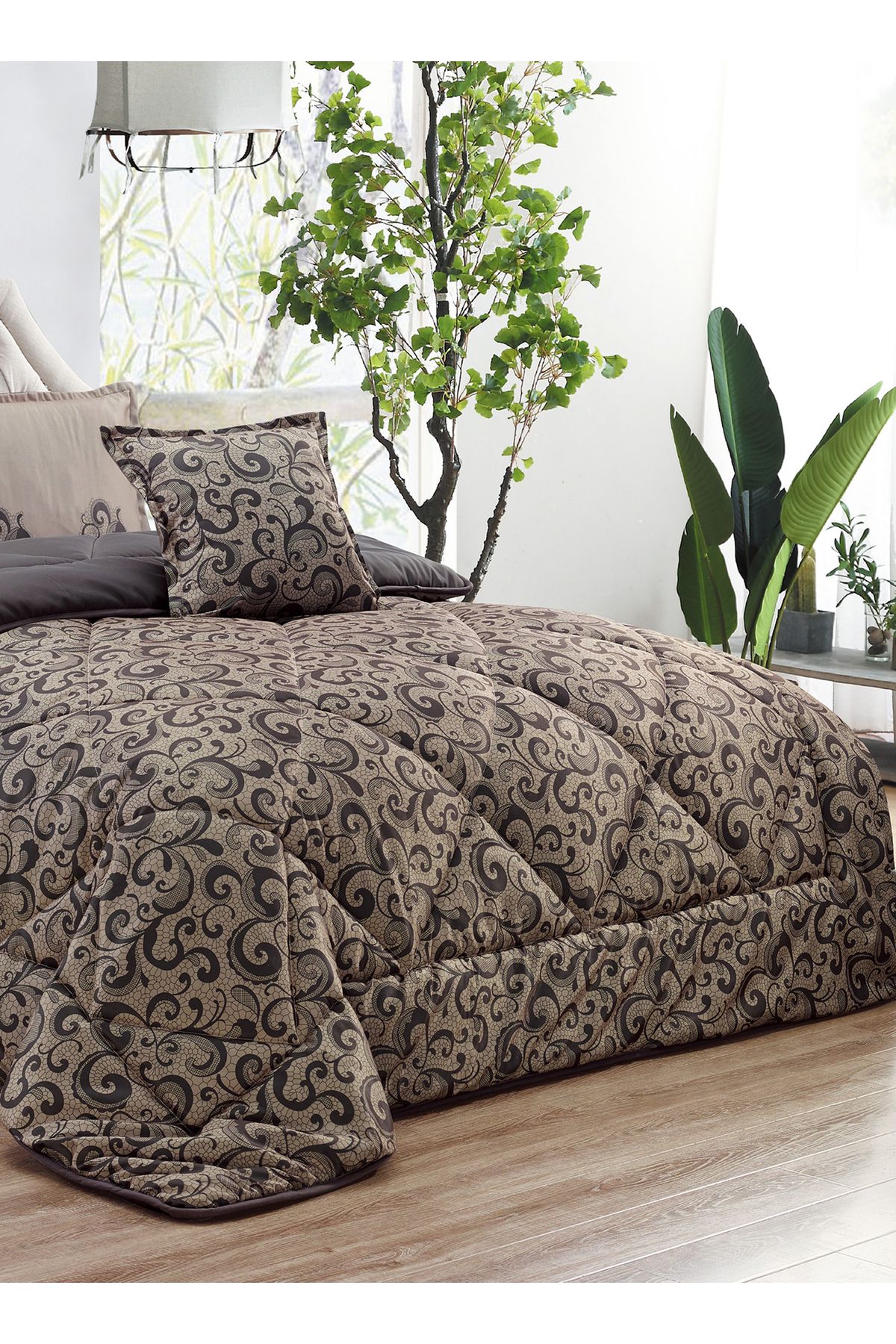 Generic-Comforter Set 4 Piece Single Size Elegant Bedspread Lightweight Comforter Suitable for All Seasons 3