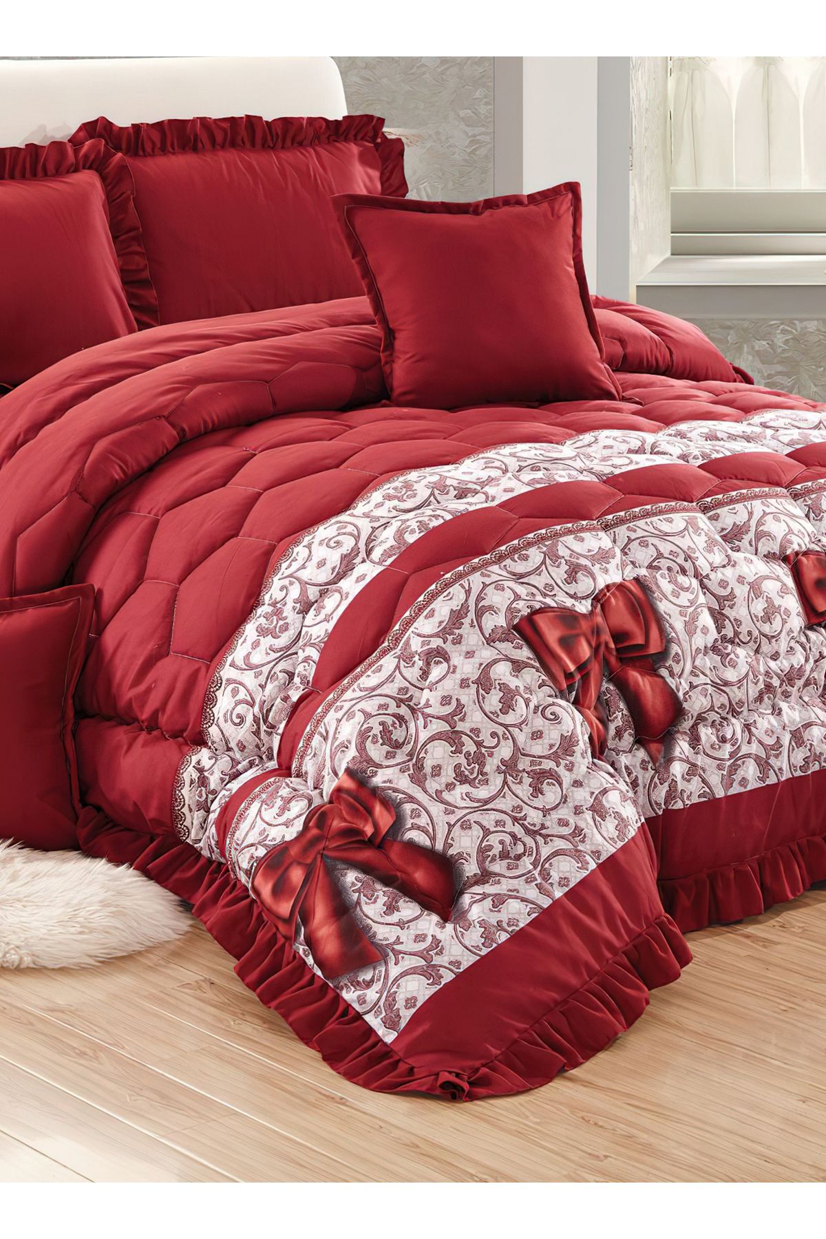 Generic-Comforter Set King Size 6 Pieces Comforter Set Twin Unisex Bedding Set 4