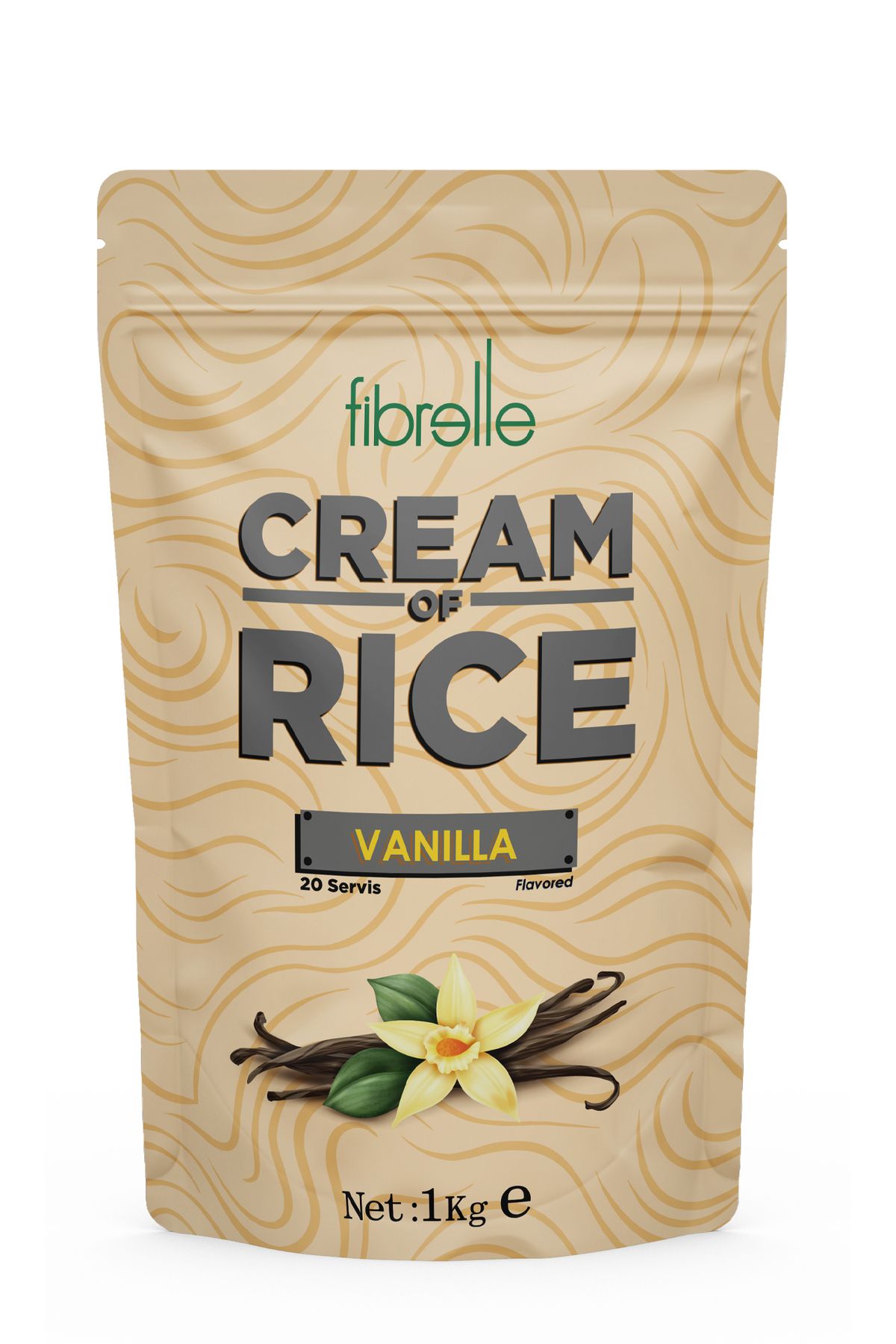 Fibrelle Cream Of Rice - Vanilya Aromalı - 1kg - 20 Servis