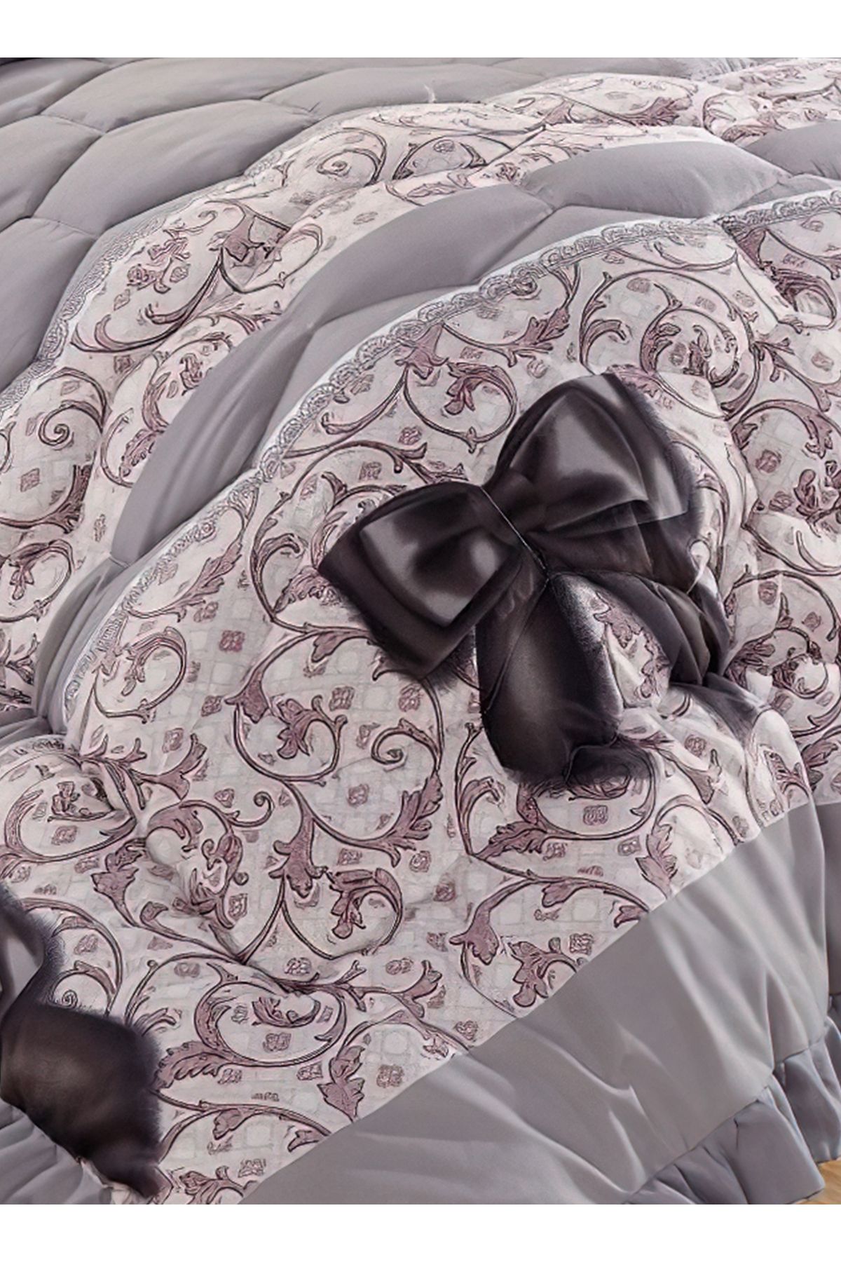 Generic-Comforter Set 4 Piece Single Size Elegant Bedspread Lightweight Comforter Suitable for All Seasons 5