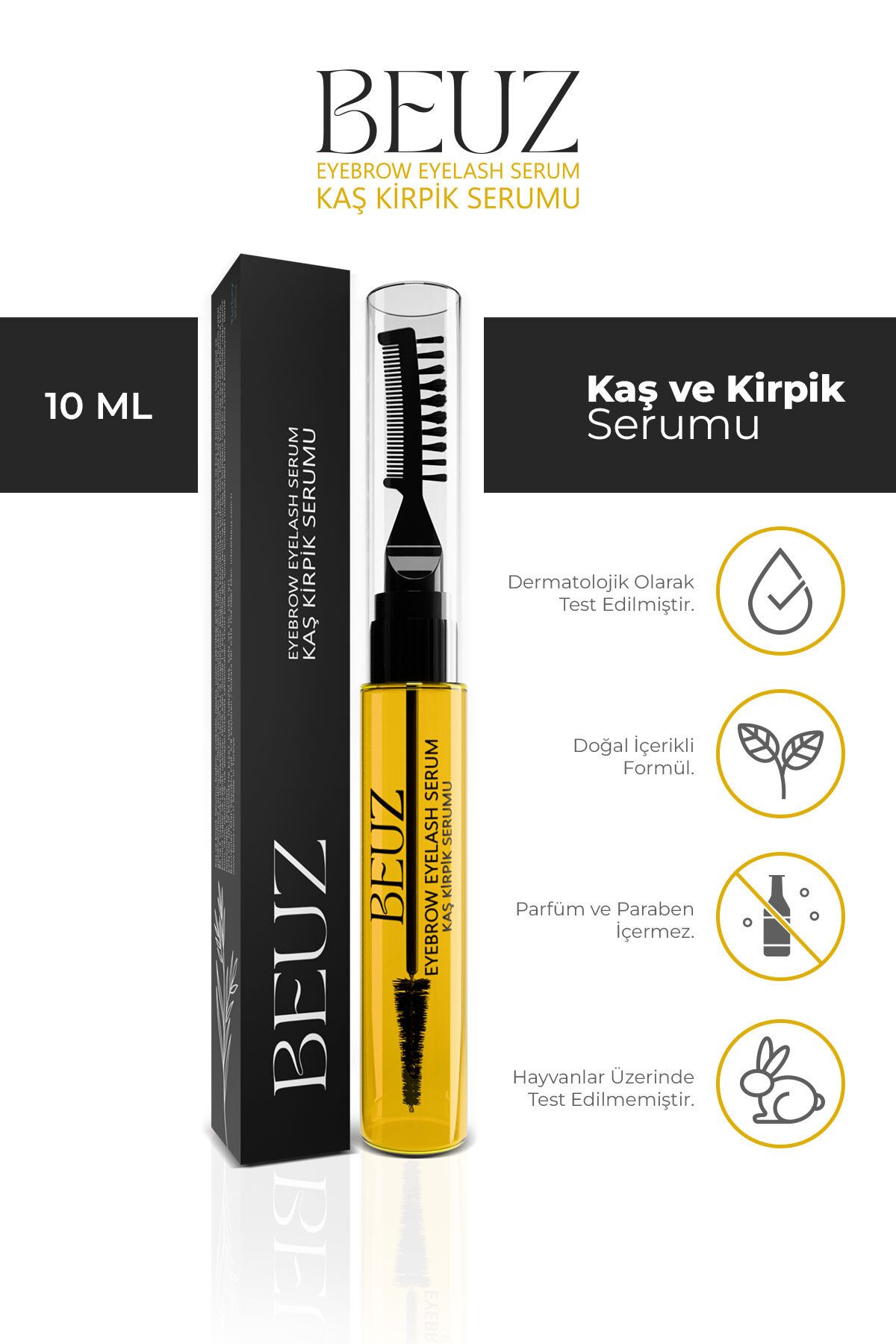 beuz Kaş Kirpik Serumu 10 ML