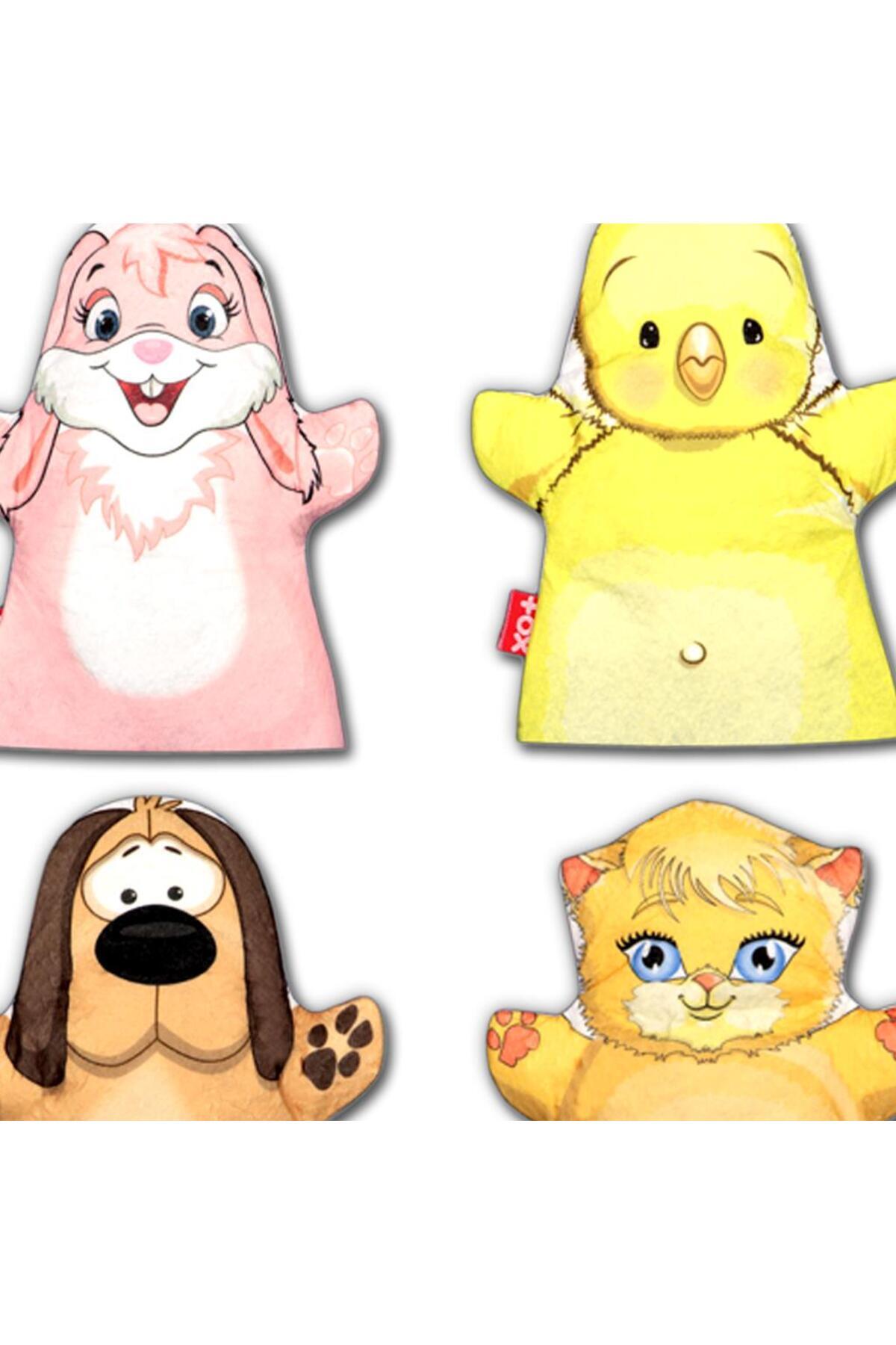 ست عروسک دستی «دوستان کوچک ما»، ۴ تکه، اسباببازی آموزشی