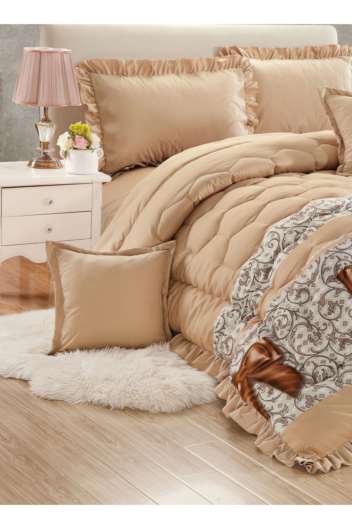 Generic-Comforter Set King Size 6 Pieces Comforter Set Twin Unisex Bedding Set 2