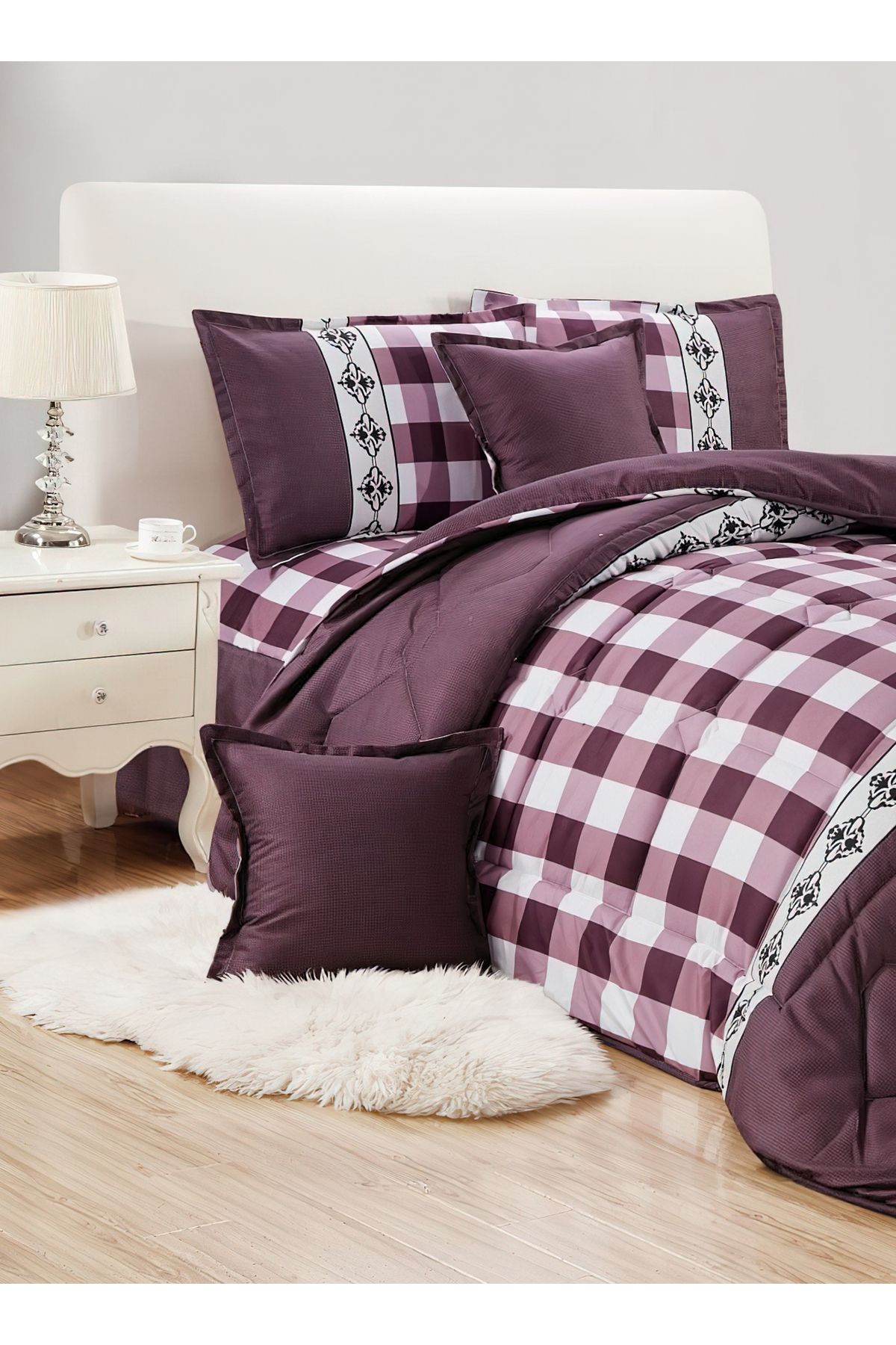Generic-Comforter Set King Size 6 Pieces Comforter Set Twin Unisex Bedding Set 2