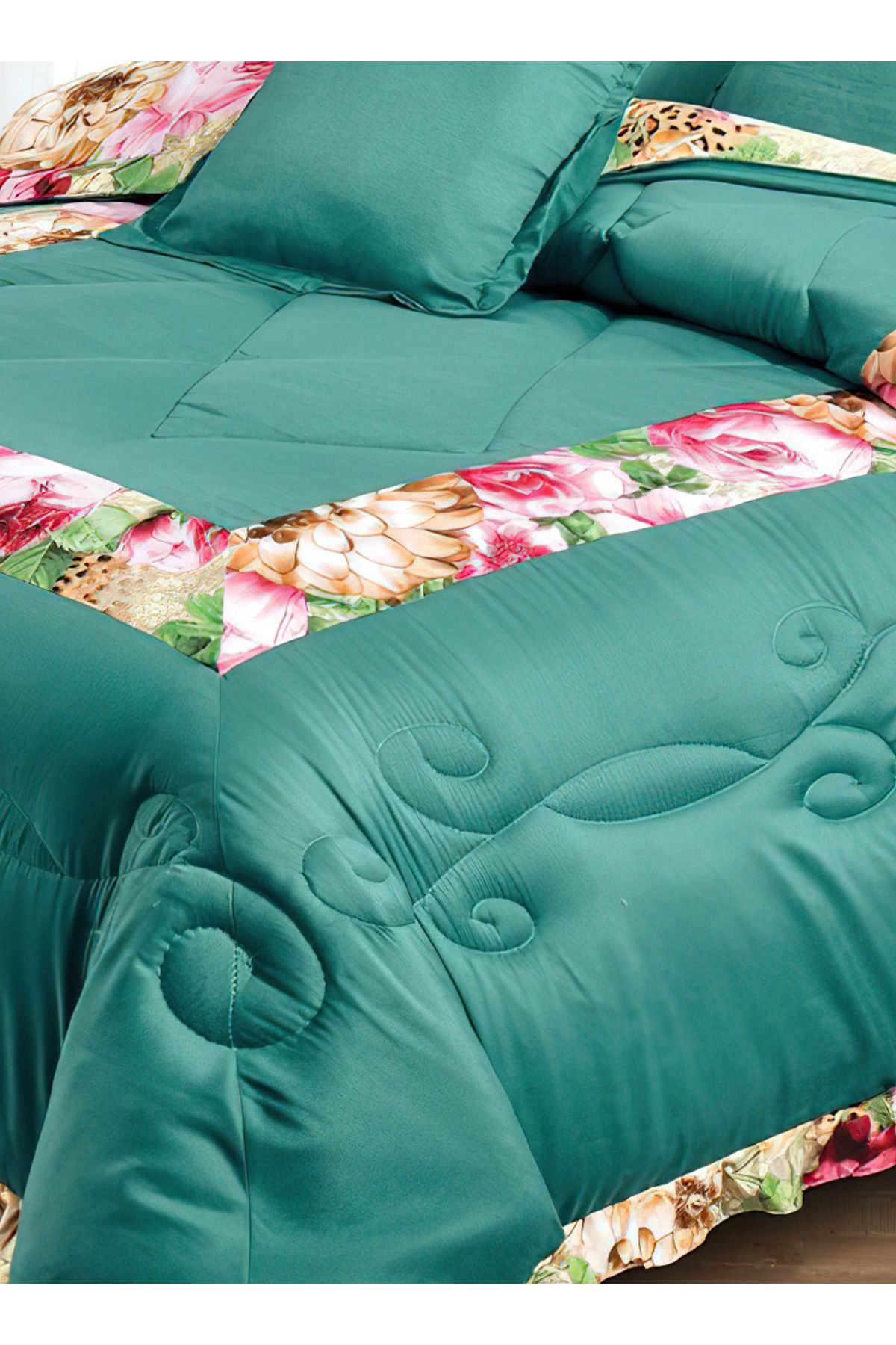 Generic-Comforter Set 4 Piece Single Size Elegant Bedspread Lightweight Comforter Suitable for All Seasons 5