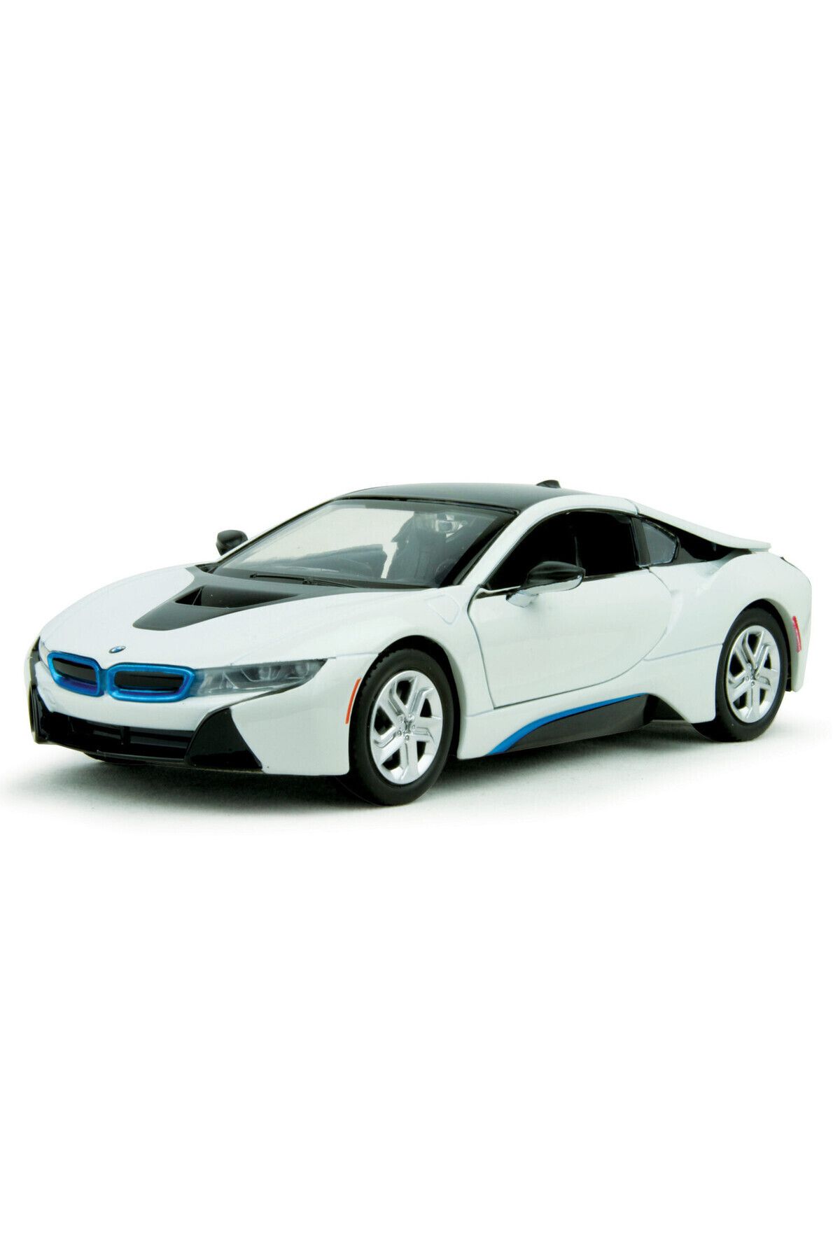 MEC TOPTAN Lisanslı  1:24 BMW İ8 Diecast Model Araba Beyaz