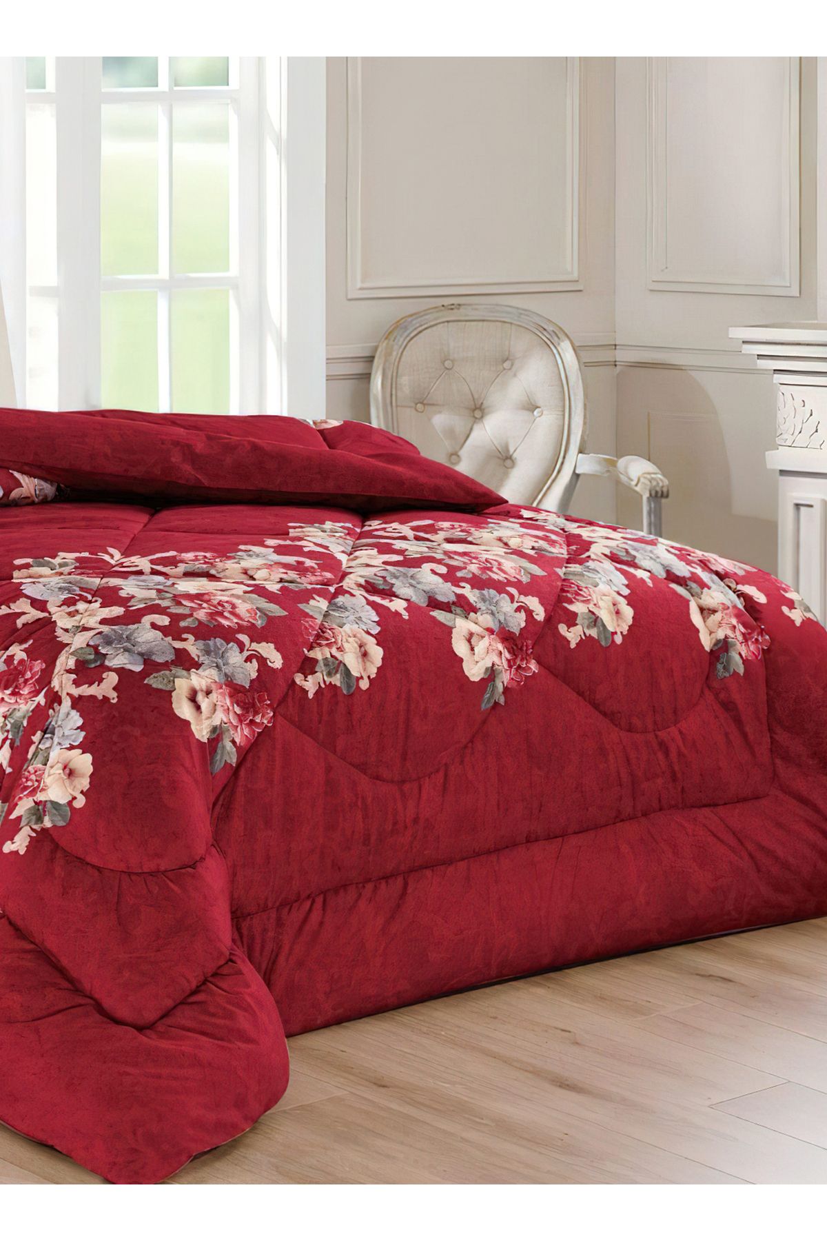 Generic-Comforter Set 4 Piece Single Size Elegant Bedspread Lightweight Comforter Suitable for All Seasons 3