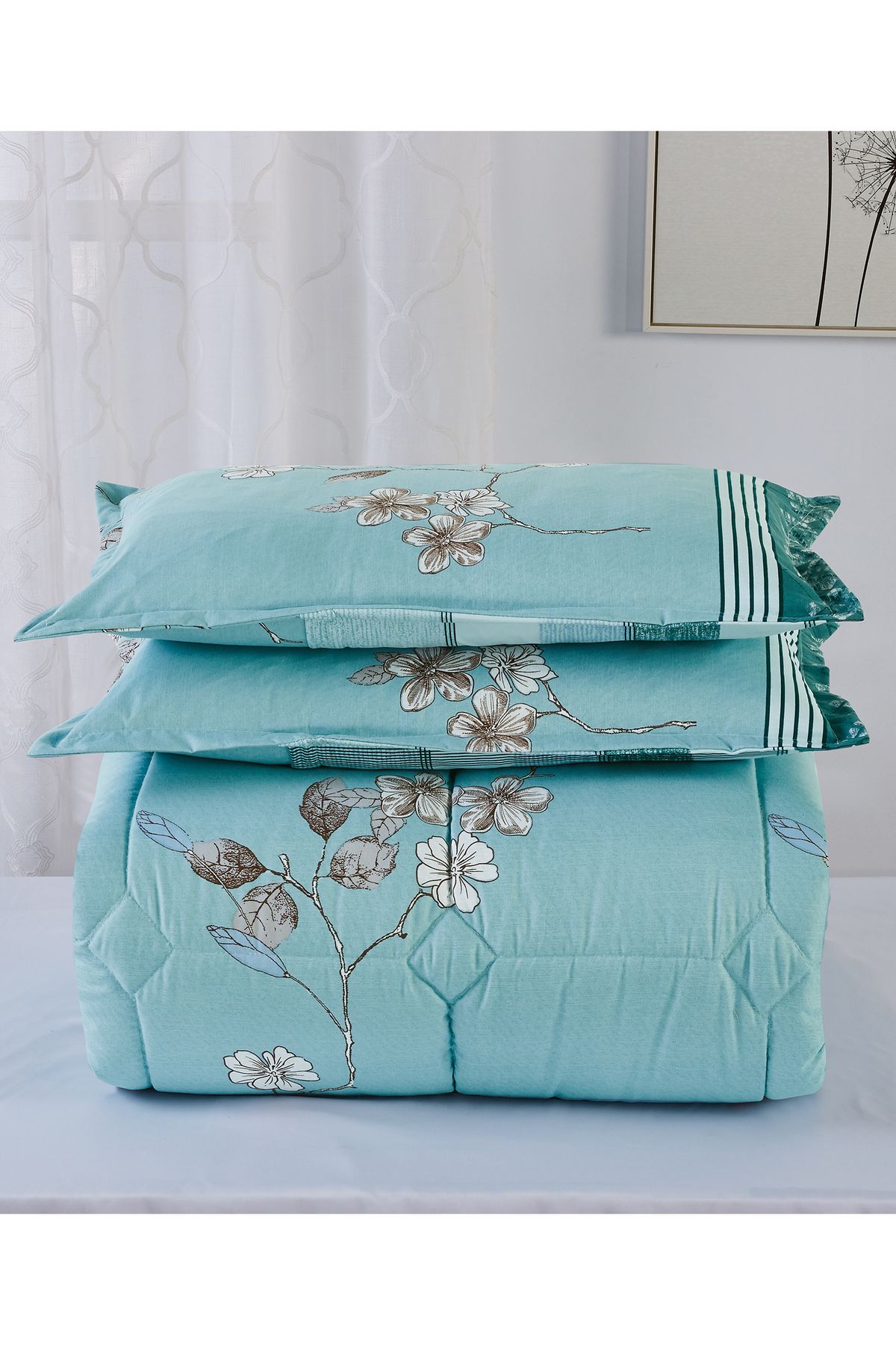 Generic-Comforter Set King Size 6 Pieces Comforter Set Twin Unisex Bedding Set 2