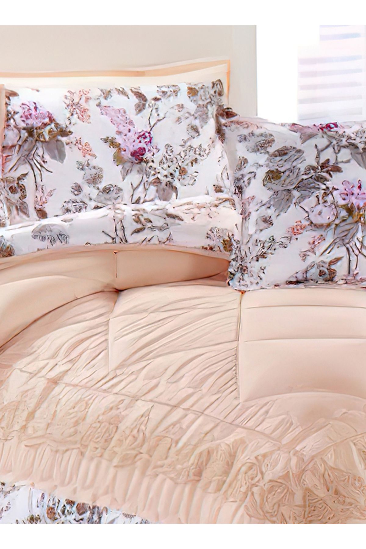 Generic-Comforter Set 4 Piece Single Size Elegant Bedspread Lightweight Comforter Suitable for All Seasons 5