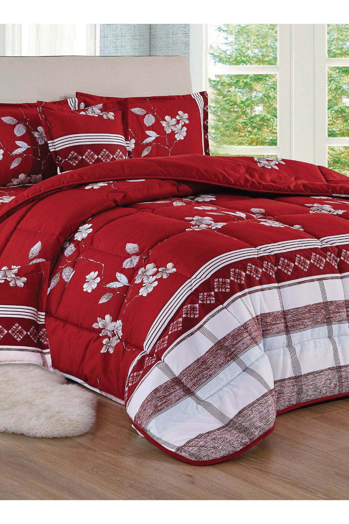Generic-Comforter Set King Size 6 Pieces Comforter Set Twin Unisex Bedding Set 5