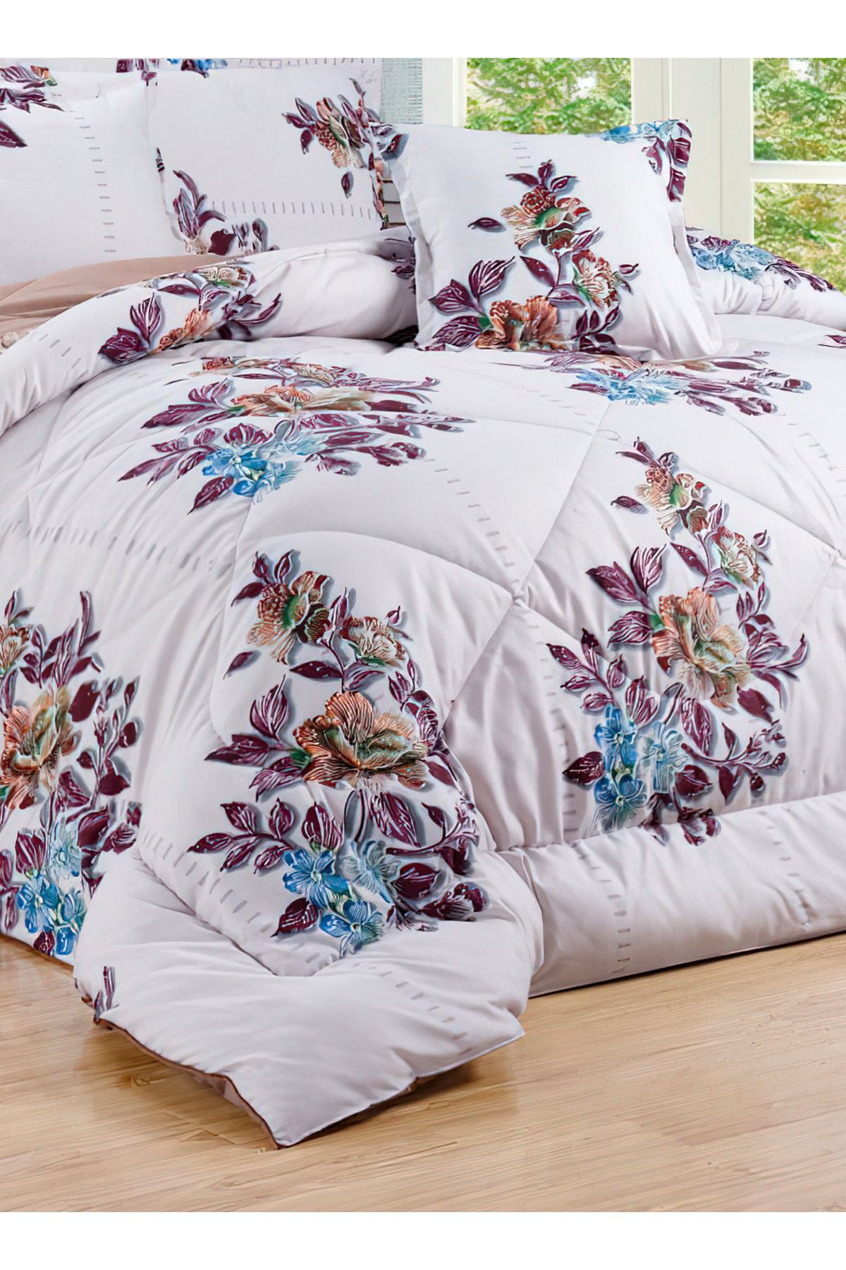 Generic-Comforter Set King Size 6 Pieces Comforter Set Twin Unisex Bedding Set 4