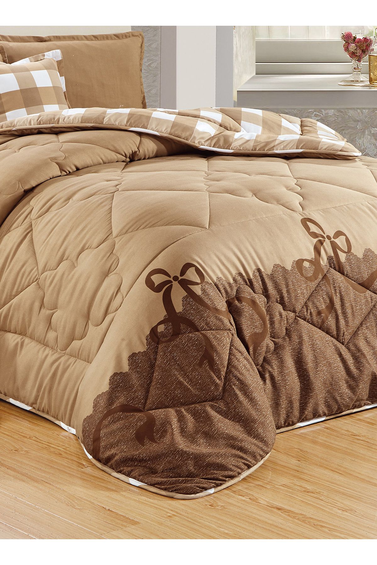 Generic-Comforter Set 4 Piece Single Size Elegant Bedspread Lightweight Comforter Suitable for All Seasons 2