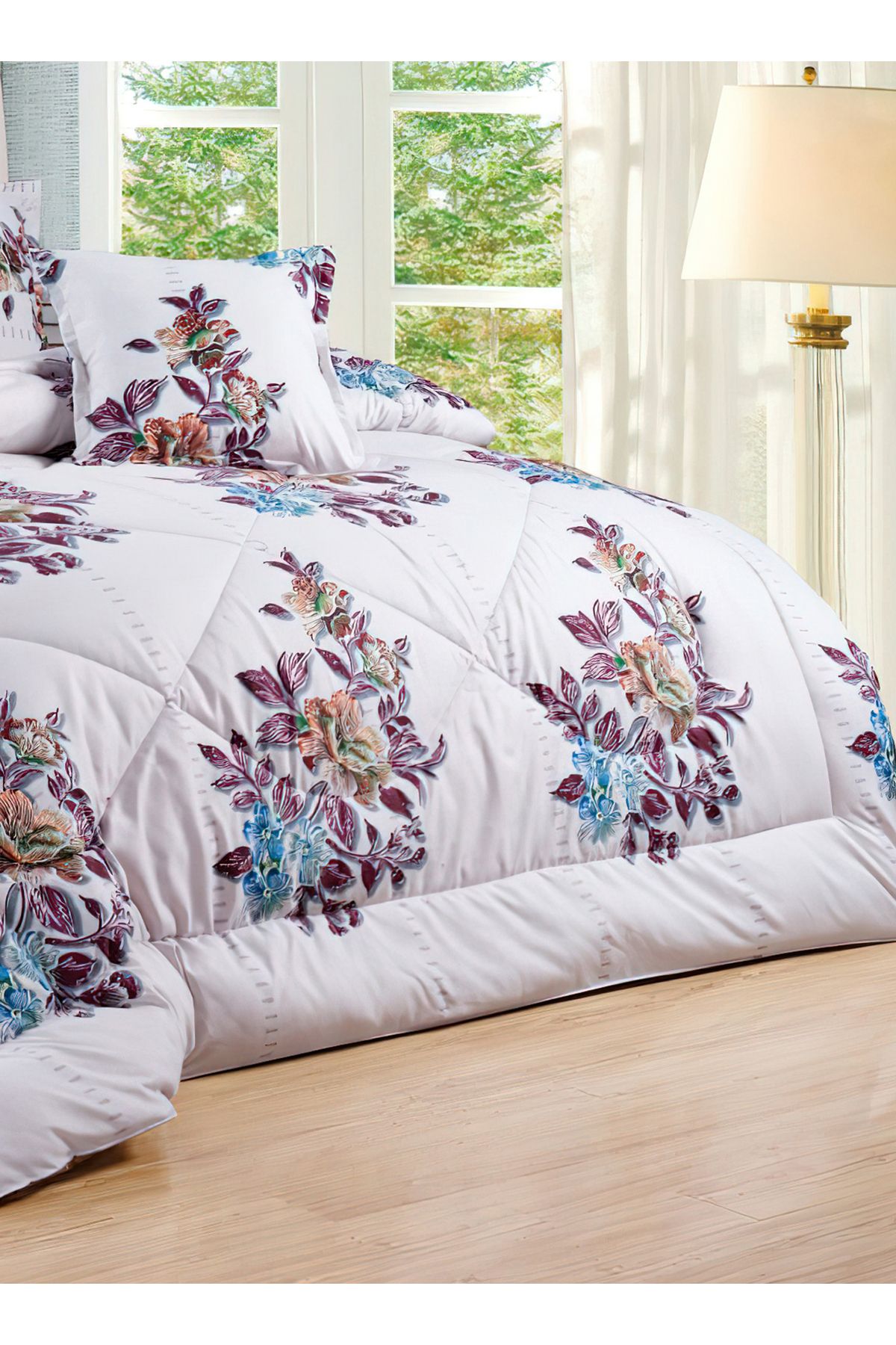 Generic-Comforter Set King Size 6 Pieces Comforter Set Twin Unisex Bedding Set 3