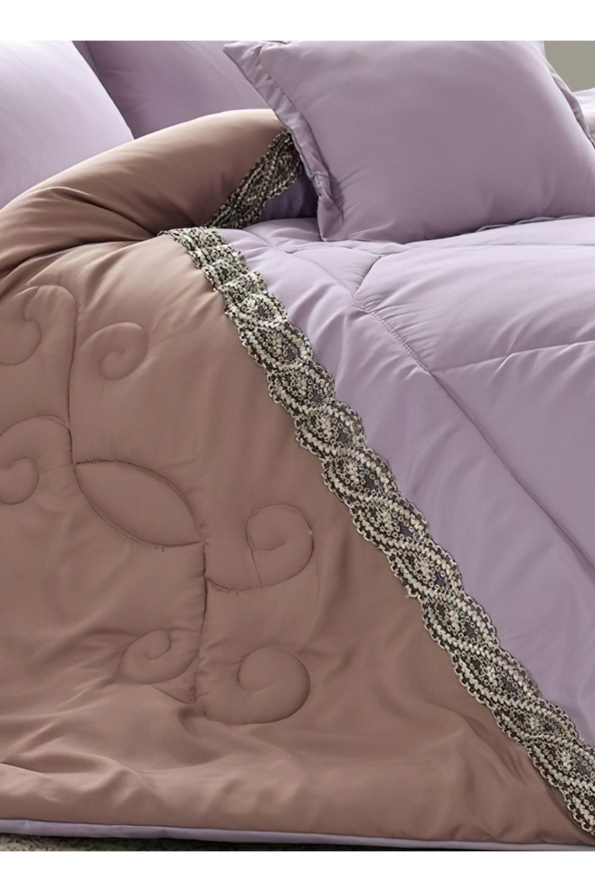 Generic-Comforter Set 4 Piece Single Size Elegant Bedspread Lightweight Comforter Suitable for All Seasons 5
